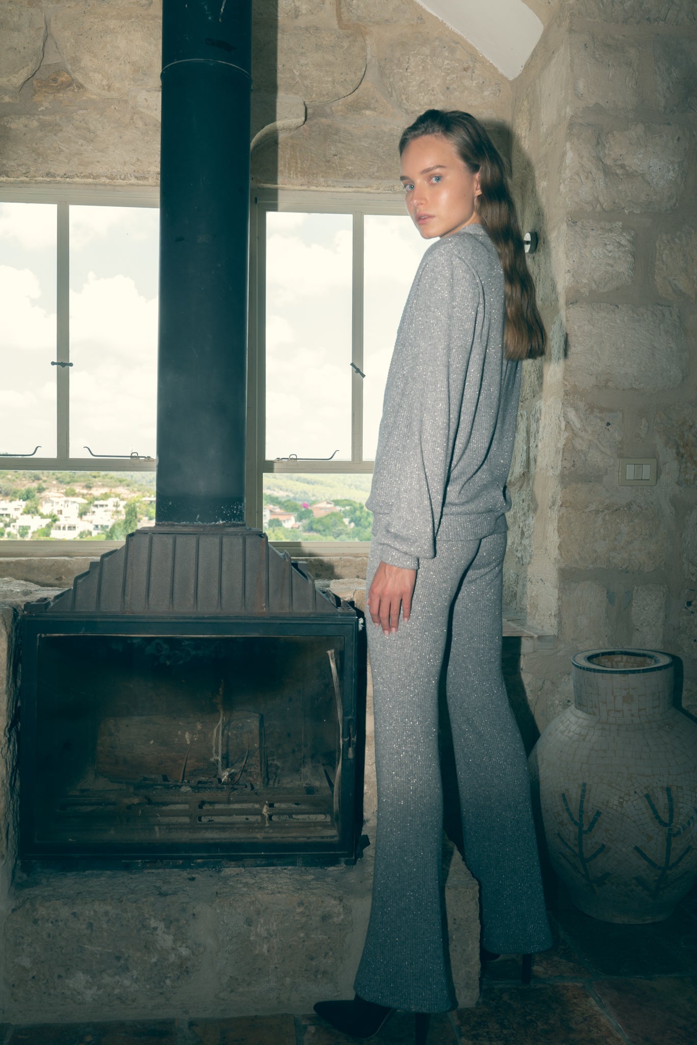 SABINA MUSAYEV - lurex_rib_knit_grey_fw_22_23