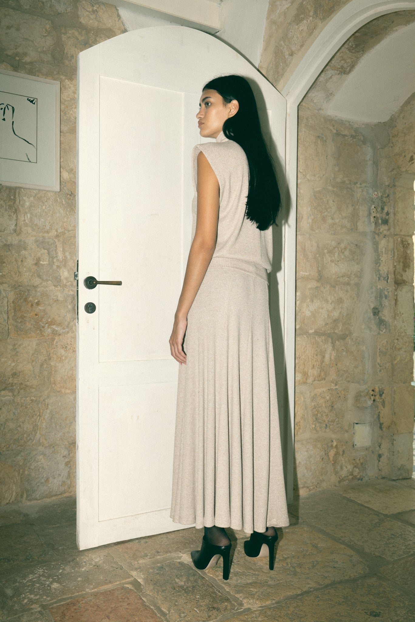 SABINA MUSAYEV - lurex_rib_knit_stone_fw_22_23