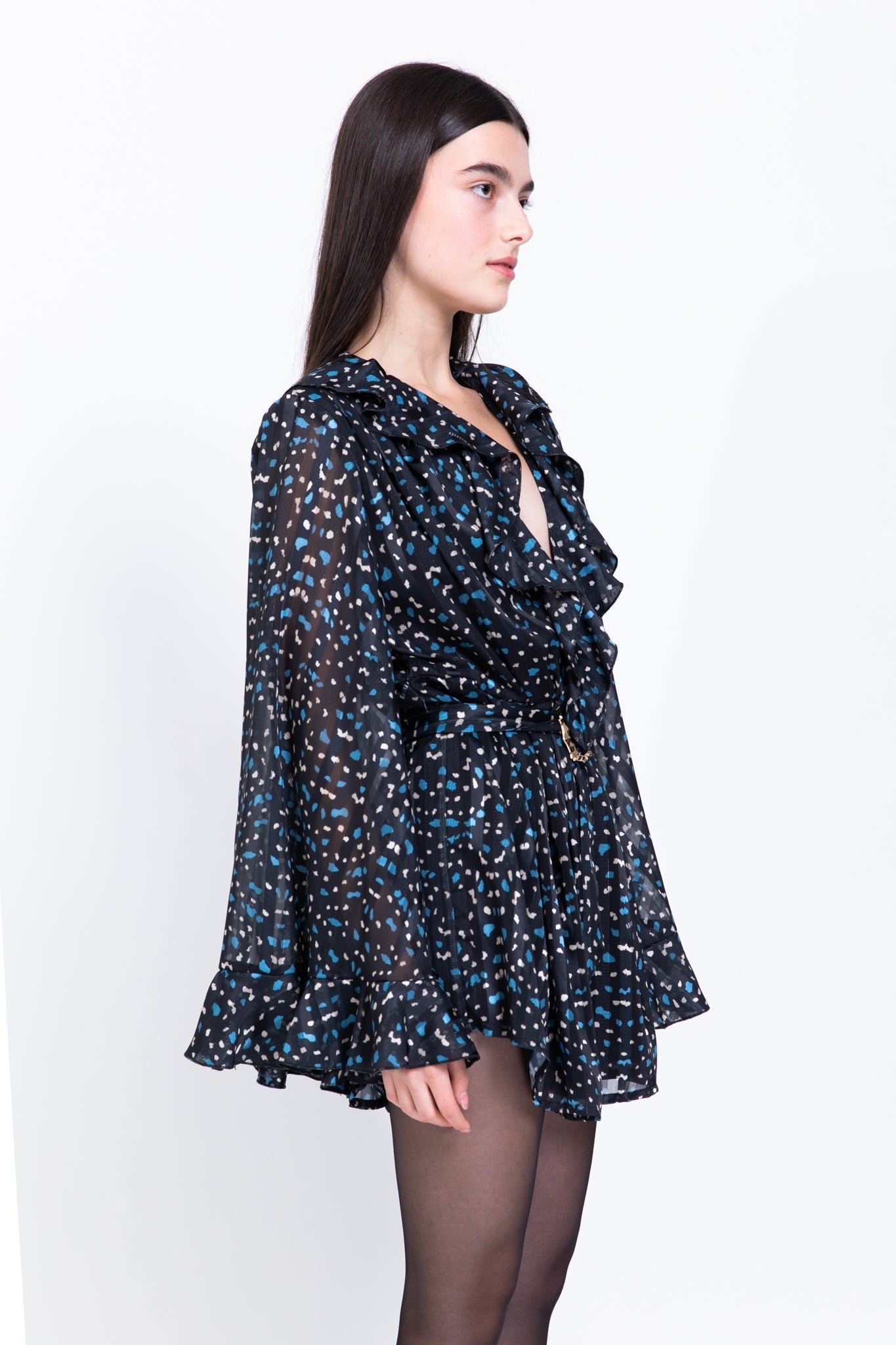 SABINA MUSAYEV - butterfly_print_on_chiffon_black_fw_22_23