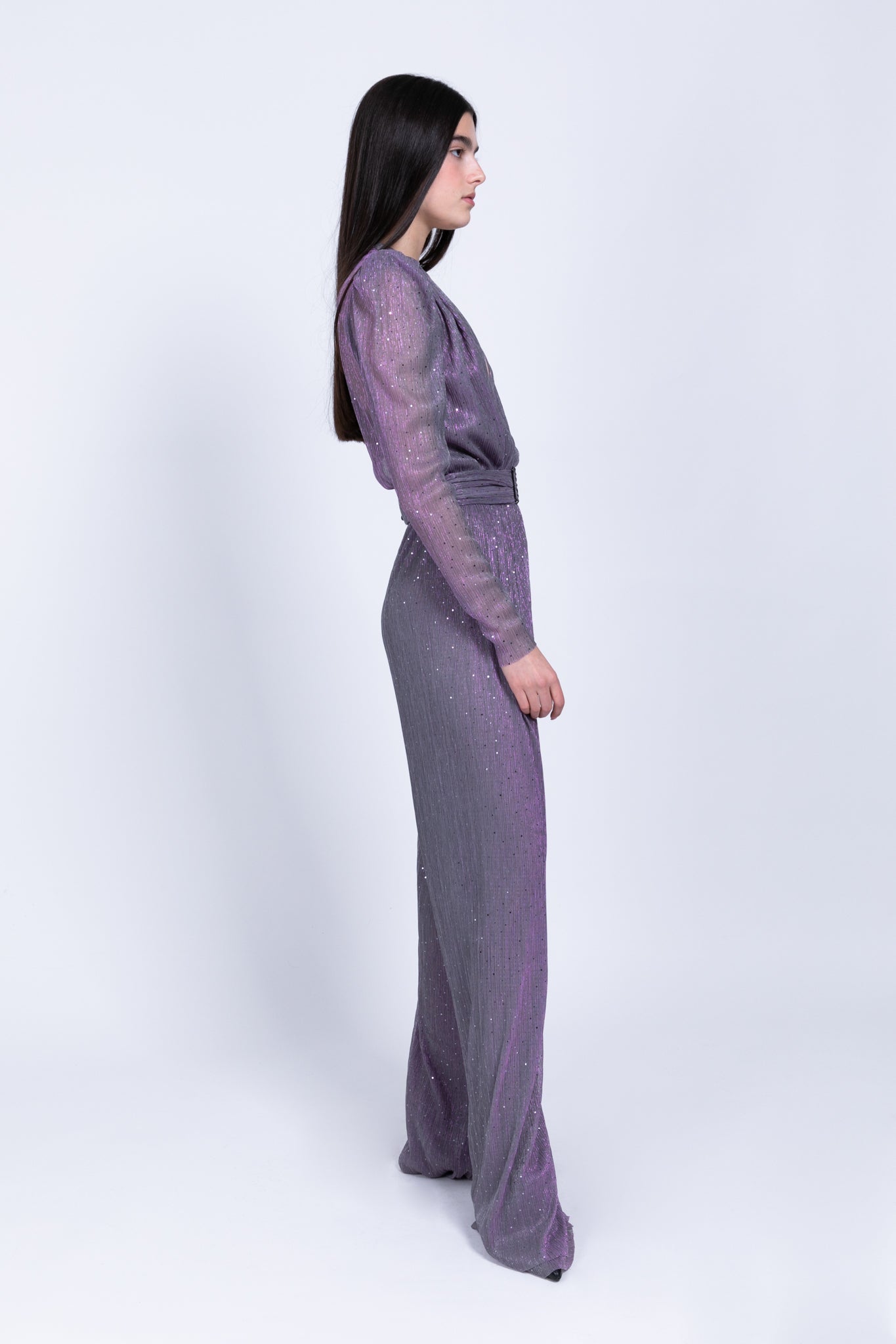 SABINA MUSAYEV - pleated_knit_w_sequins_multi_grey_fw_22_23