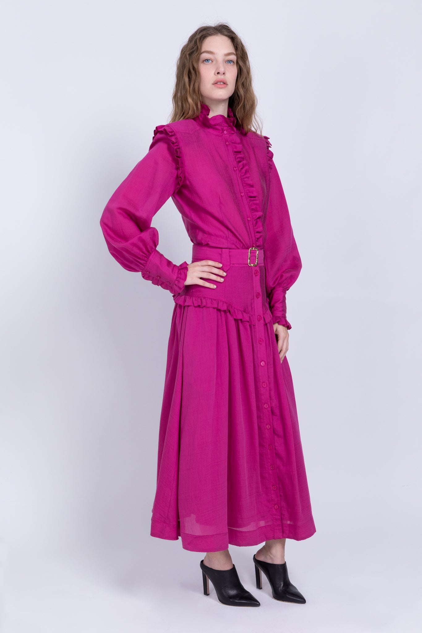 SABINA MUSAYEV - woven_viscose_blend_fuchsia_fw_22_23