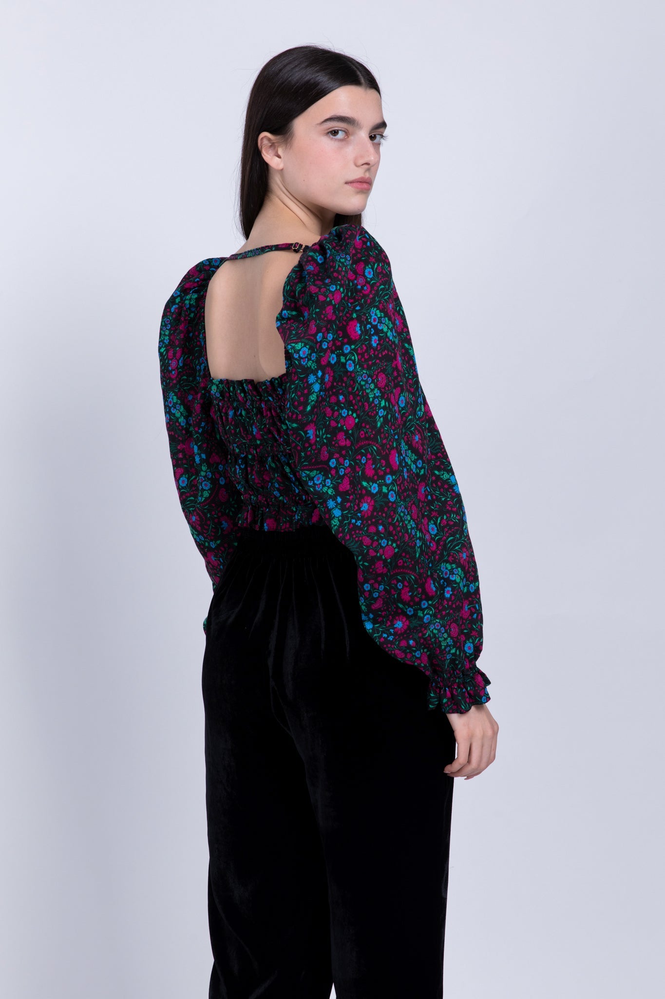 SABINA MUSAYEV - printed_woven_viscose_black_fw_22_23