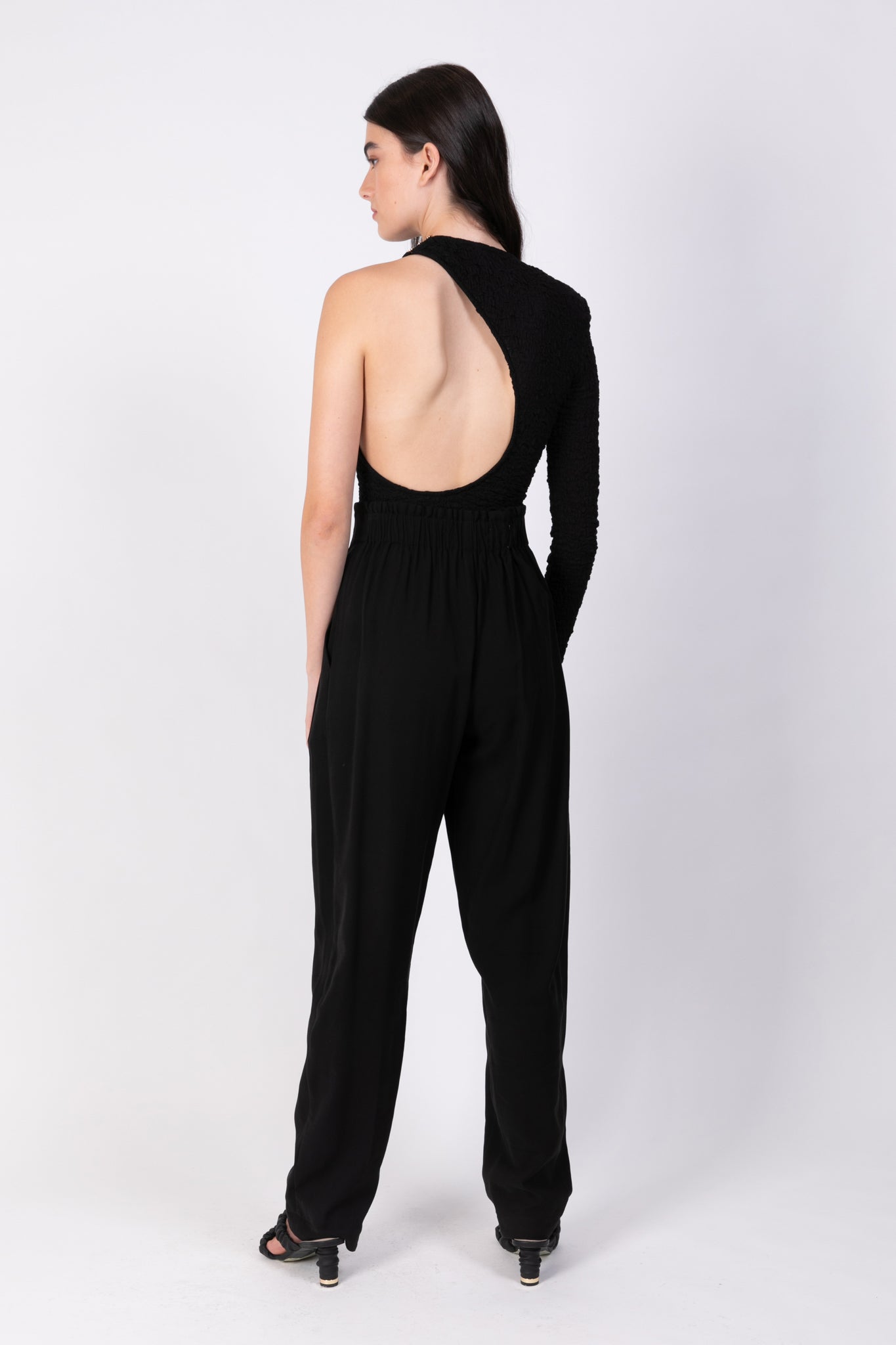 SABINA MUSAYEV - crinkled_knit_black_ss_22