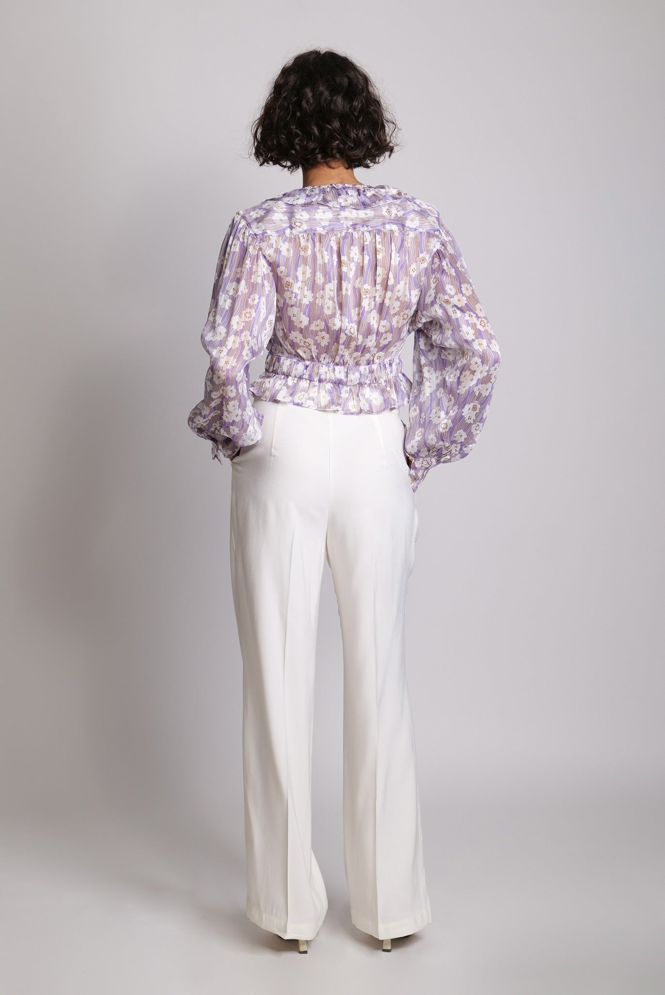 SABINA MUSAYEV - botanical_vine_chiffon_w_lurex_lilac