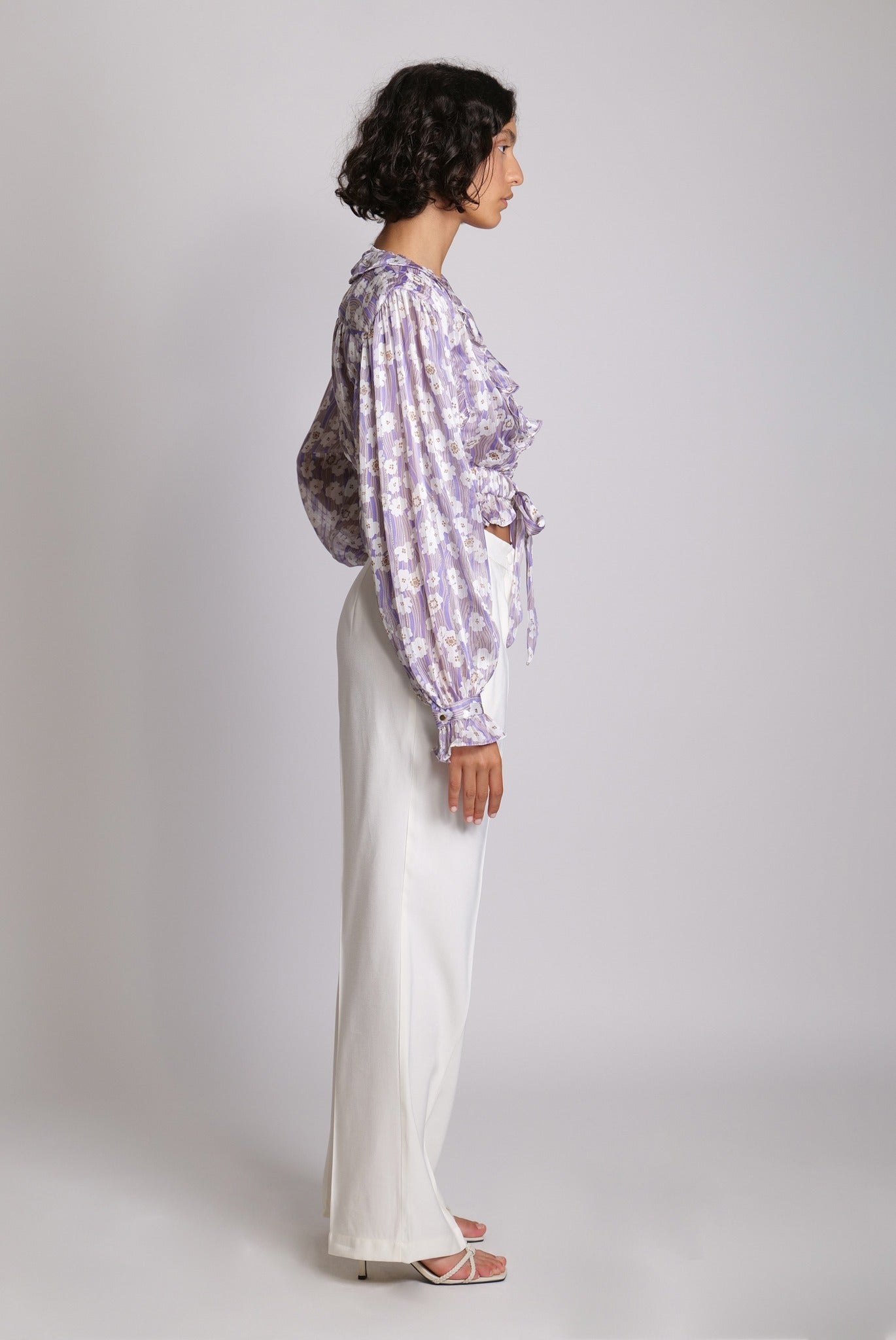 SABINA MUSAYEV - botanical_vine_chiffon_w_lurex_lilac