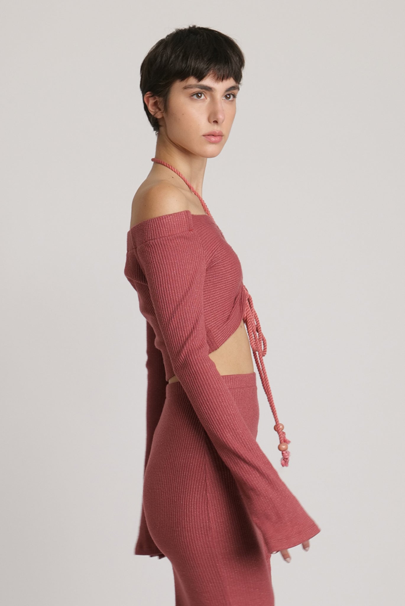 SABINA MUSAYEV - lurex_rib_knit_antique_rose_fw_23_24