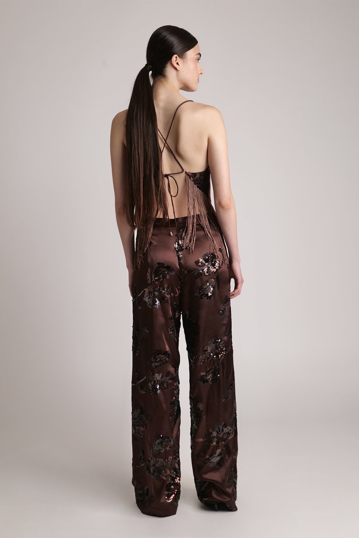 SABINA MUSAYEV - blossom_sequins_on_satin_dark_brown_spring_24