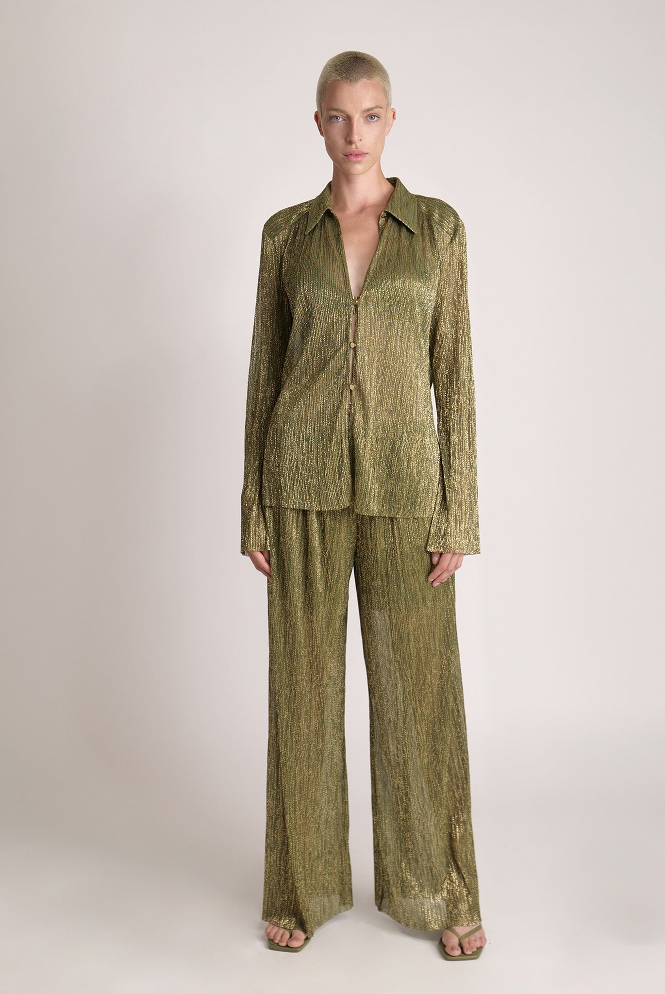SABINA MUSAYEV - ray_lurex_w_sprinkled_foil_moss_green_spring_24