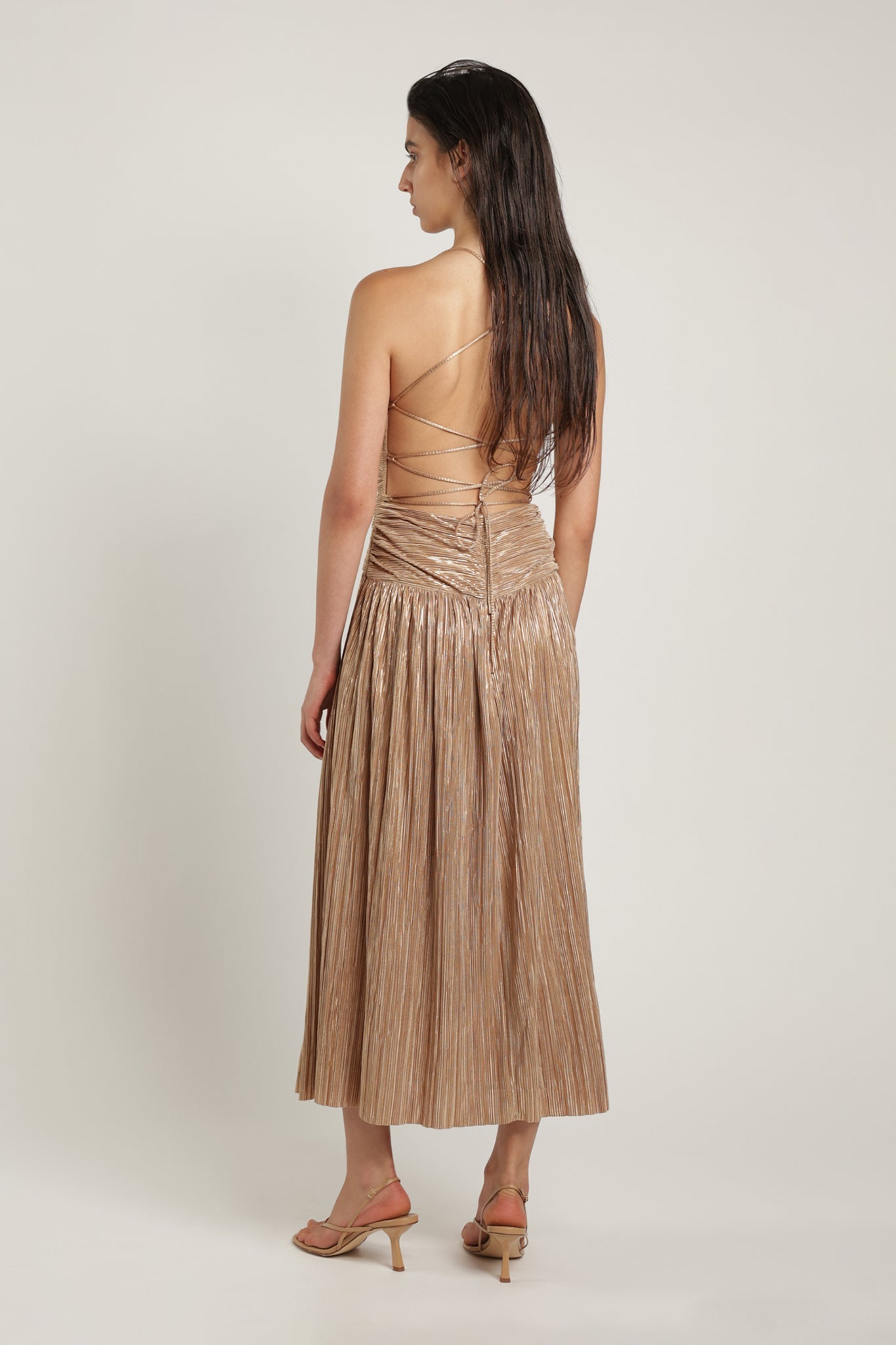 SABINA MUSAYEV - pleated_knit_w_foil_pecan_summer_24
