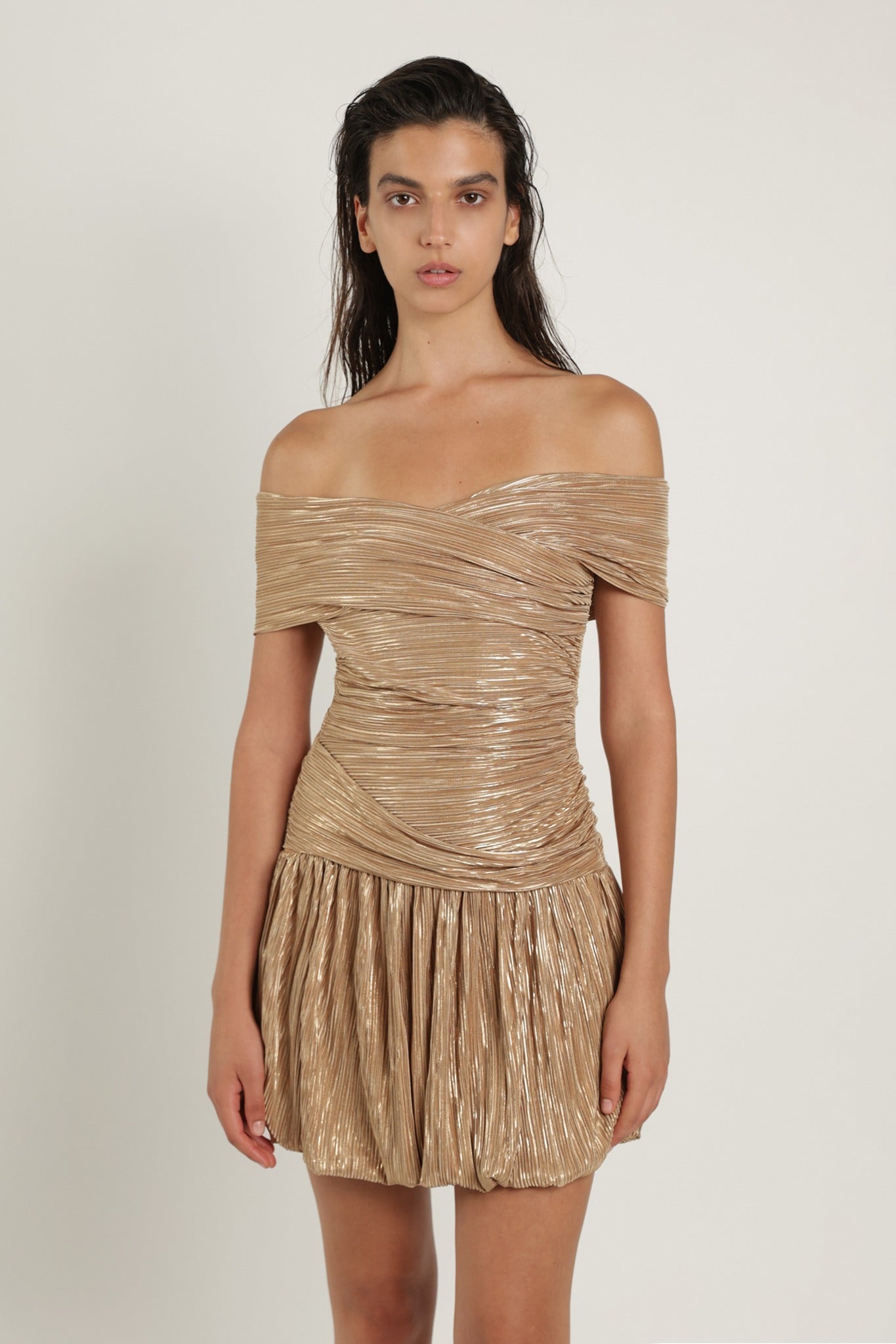 SABINA MUSAYEV - pleated_knit_w_foil_pecan_summer_24