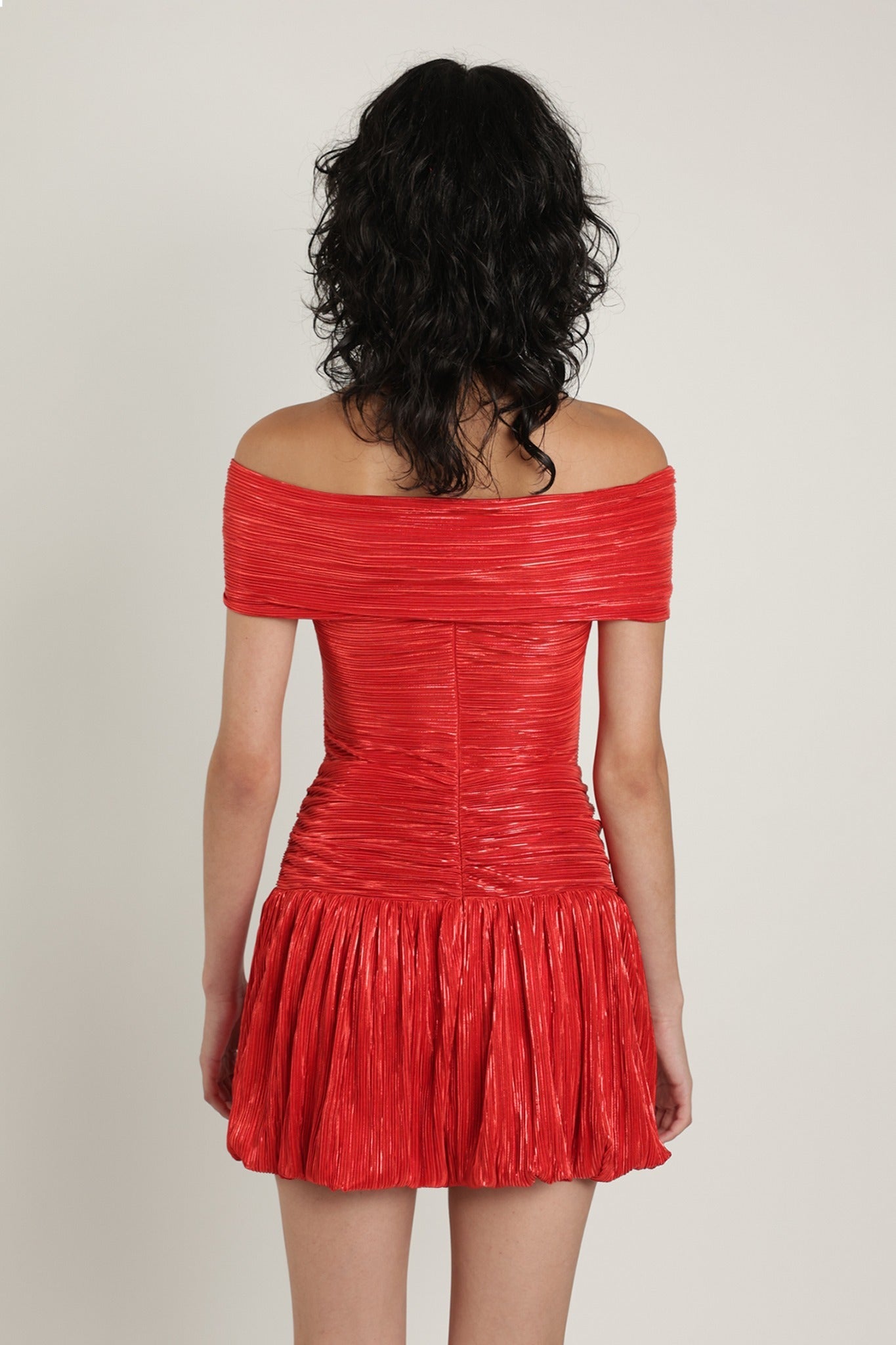 SABINA MUSAYEV - pleated_knit_w_foil_radiant_red_summer_24