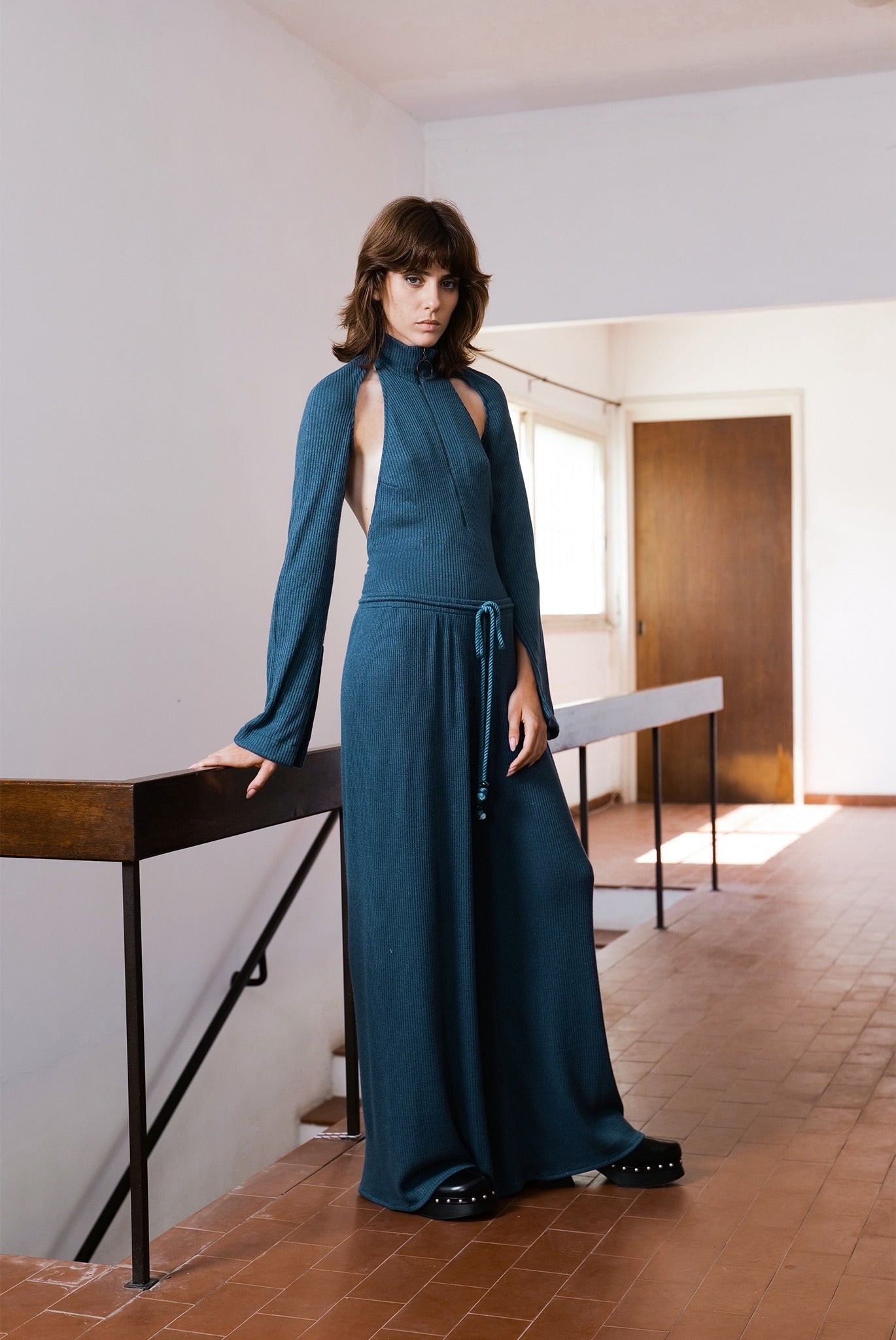 SABINA MUSAYEV - lurex_rib_knit_dark_sapphire_fw_23_24