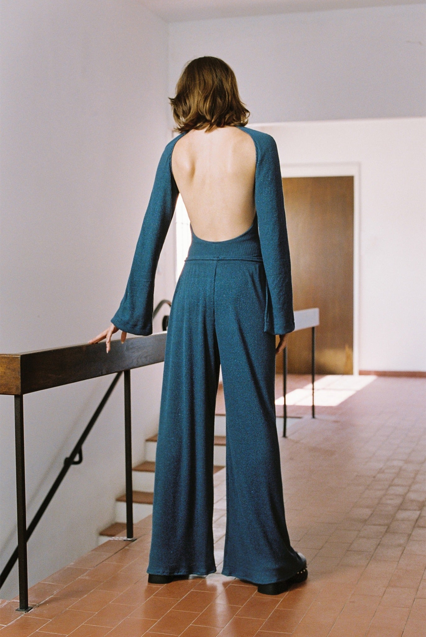 SABINA MUSAYEV - lurex_rib_knit_dark_sapphire_fw_23_24