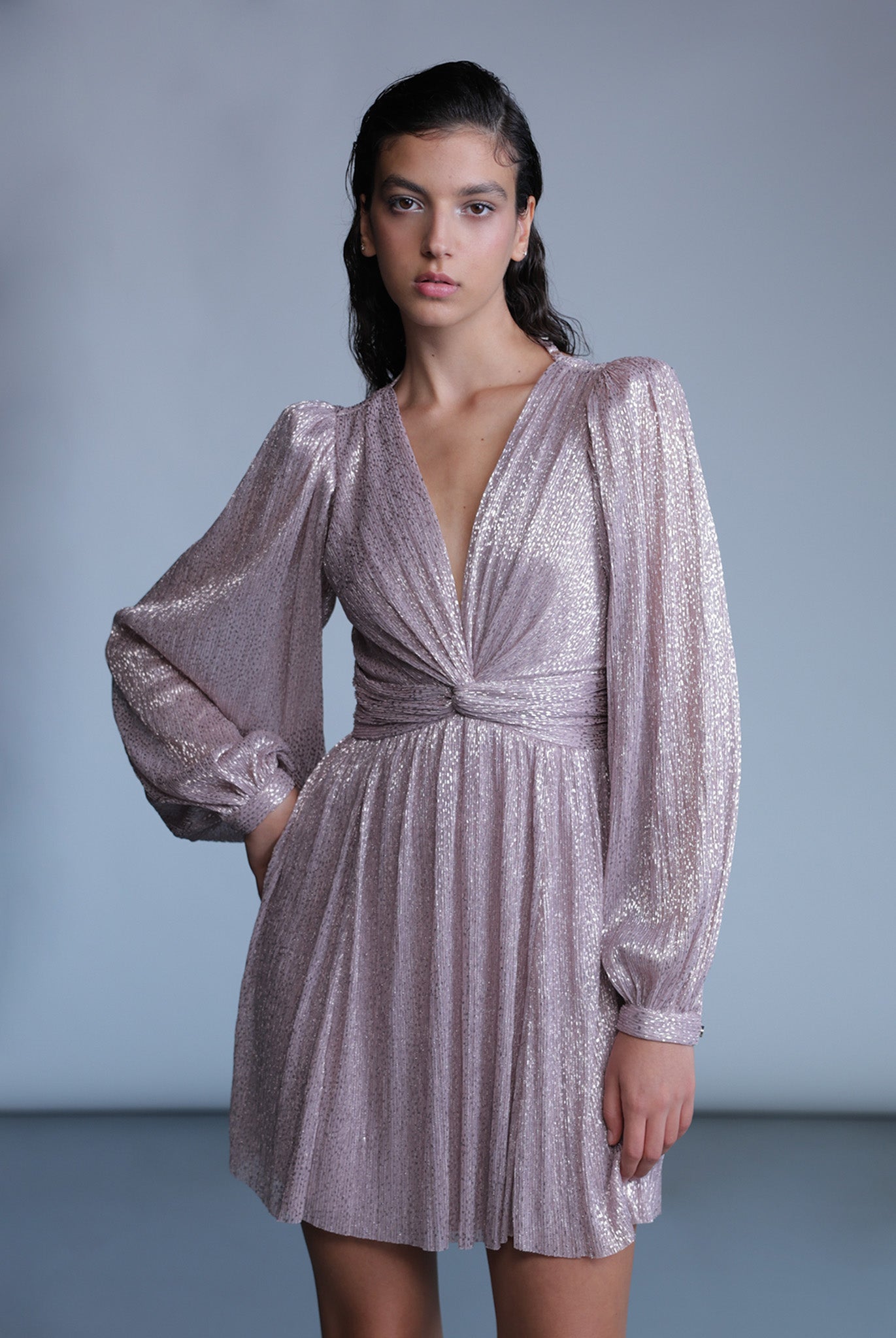 SABINA MUSAYEV - ray_lurex_w_foil_rose_quartz_pre_fall_24_25