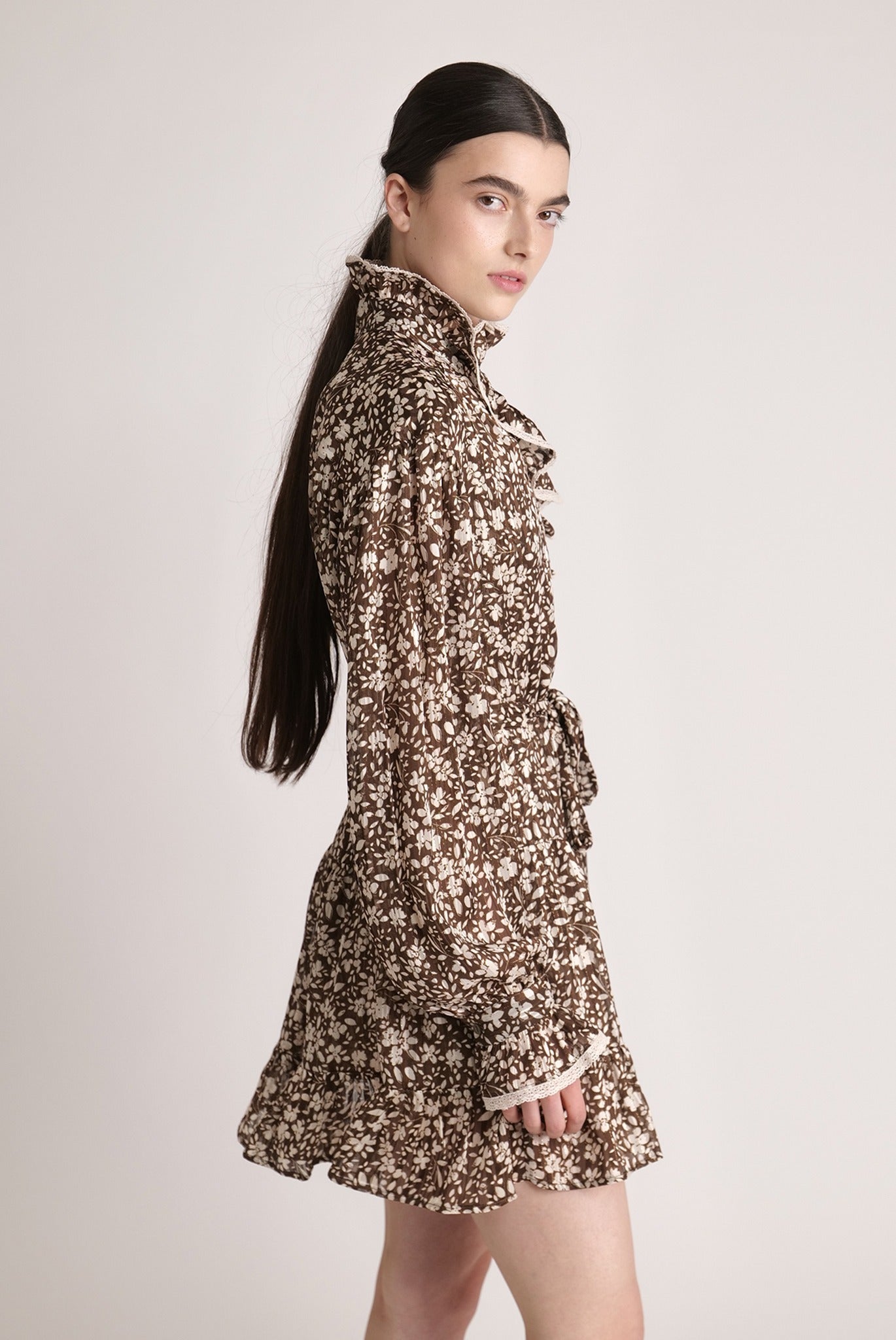 SABINA MUSAYEV - floral_chiffon_w_lurex_brown_print_spring_24