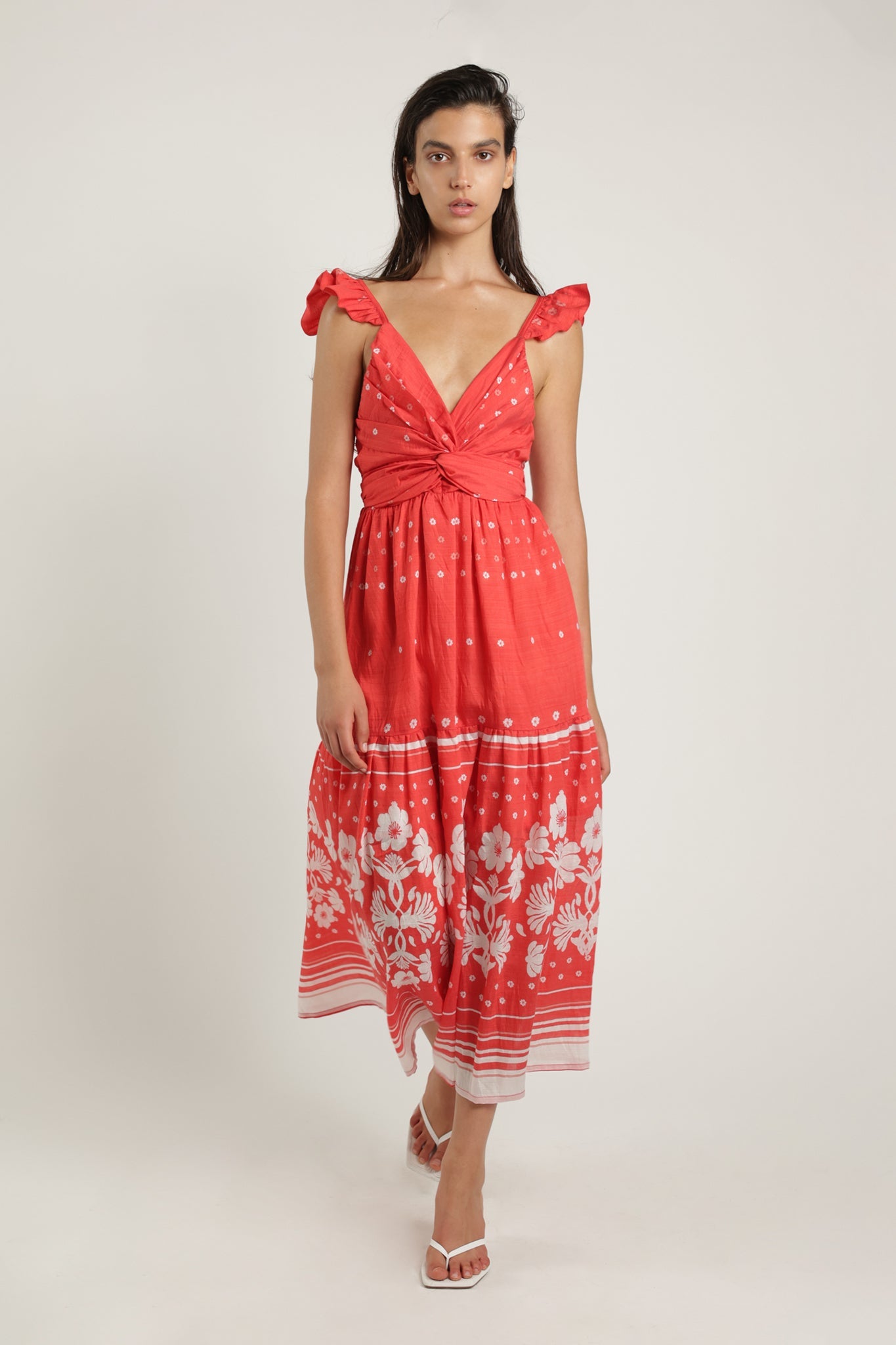 SABINA MUSAYEV - floral_bandana_red_print_summer_24