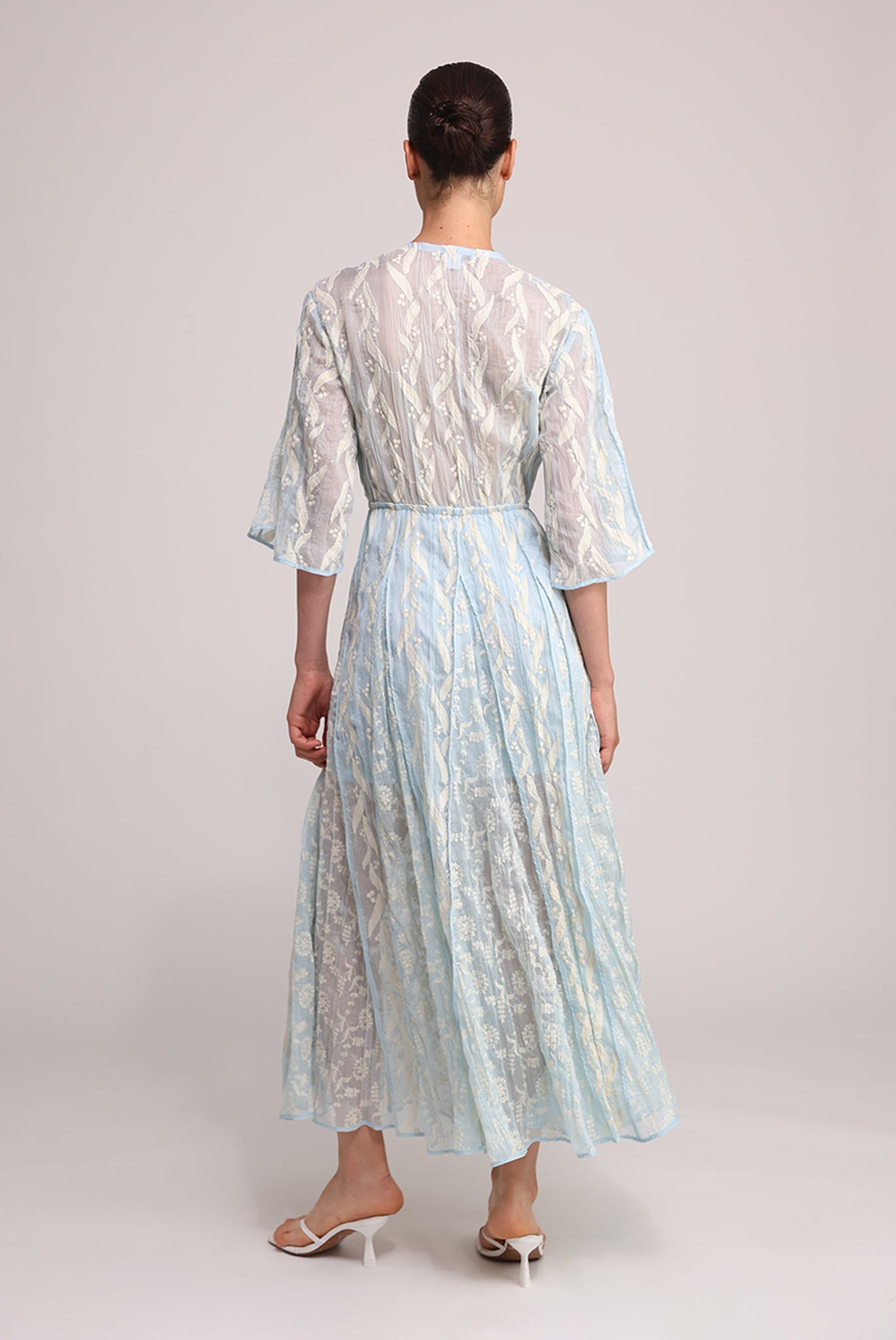 SABINA MUSAYEV - pleated_chiffon_w_emb_aqua_summer_25