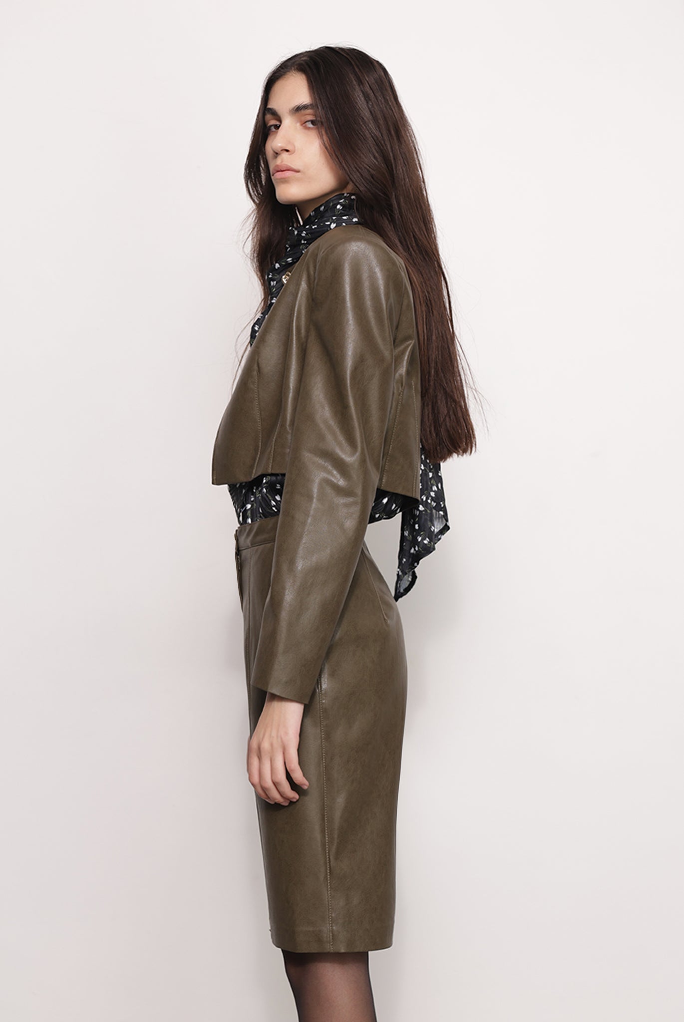SABINA MUSAYEV - vegan_lether_dark_khaki_fw_25_26