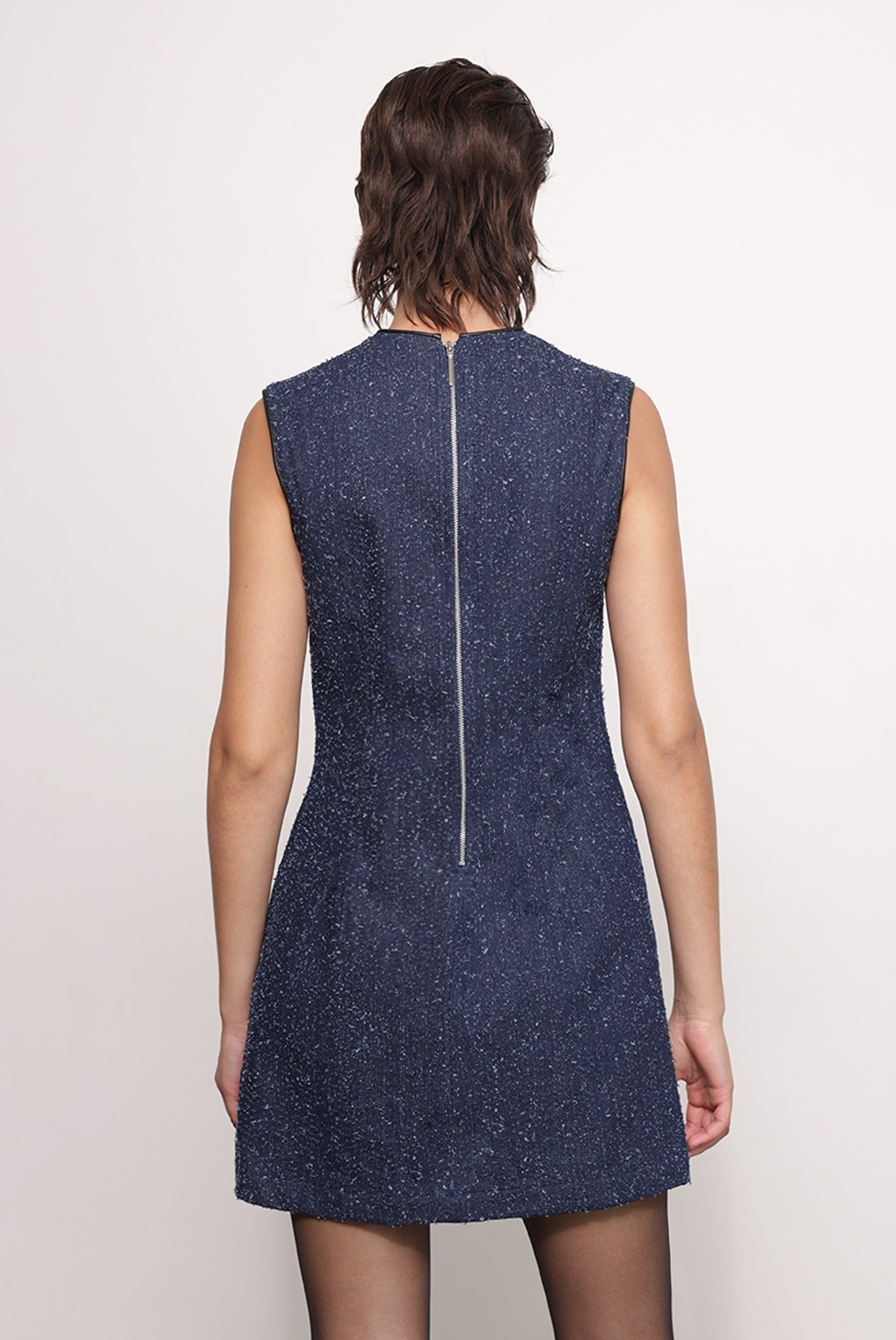 SABINA MUSAYEV - boucle_denim_dark_blue_fw_25_26