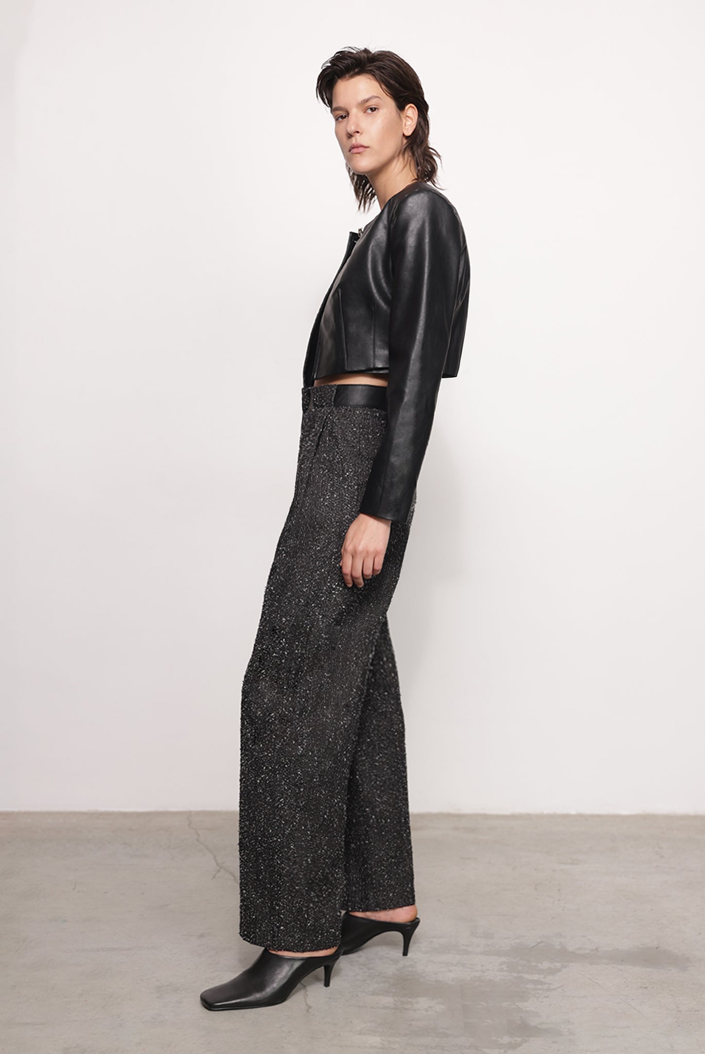 SABINA MUSAYEV - boucle_denim_black_fw_25_26