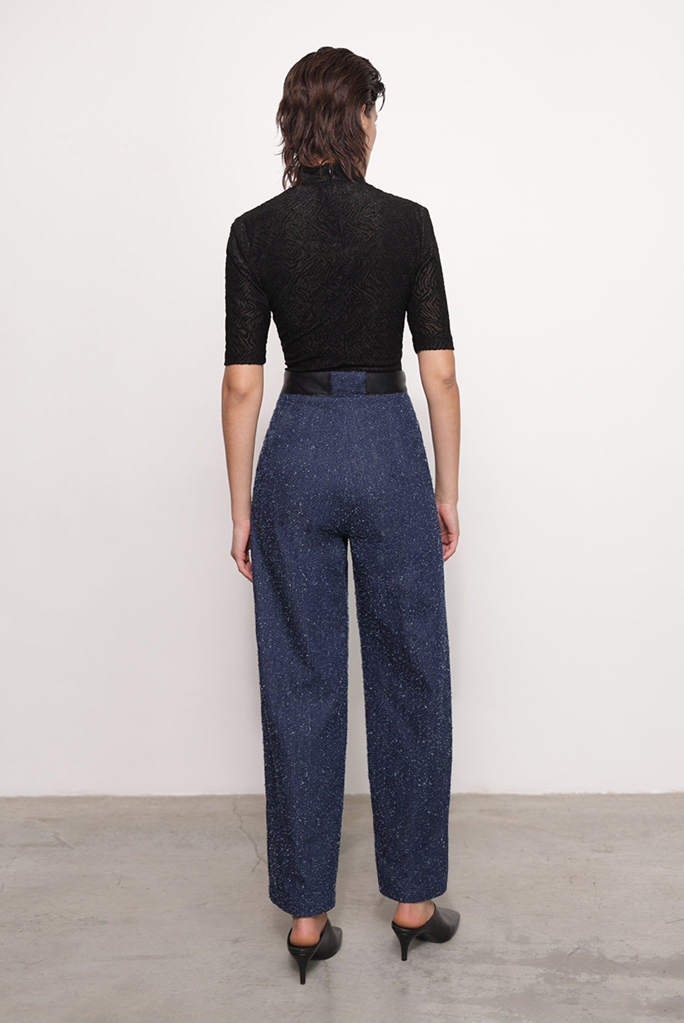 SABINA MUSAYEV - boucle_denim_dark_blue_fw_25_26