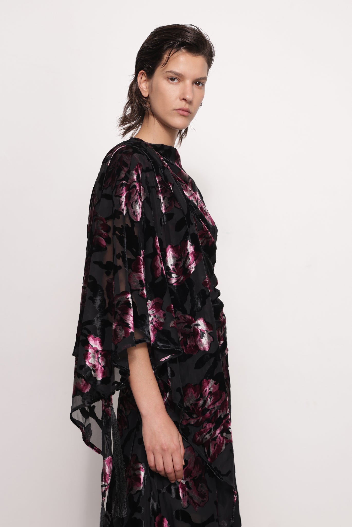 SABINA MUSAYEV - floral_devore_black_fw_25_26