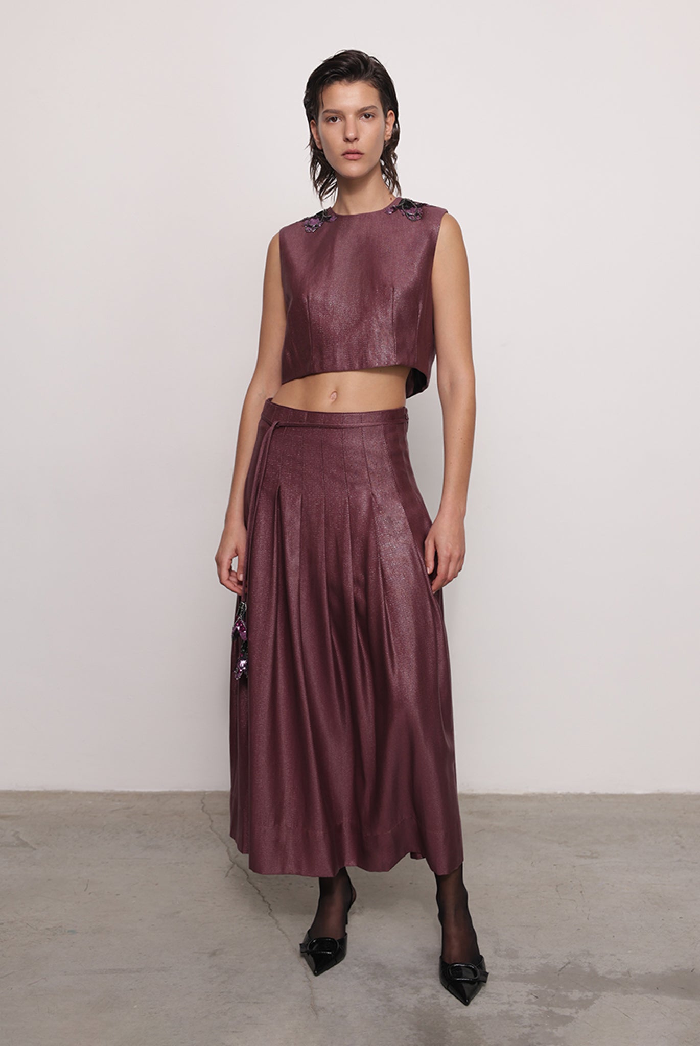 SABINA MUSAYEV - rayon_w._lurex_blend_cherry_fw_25_26