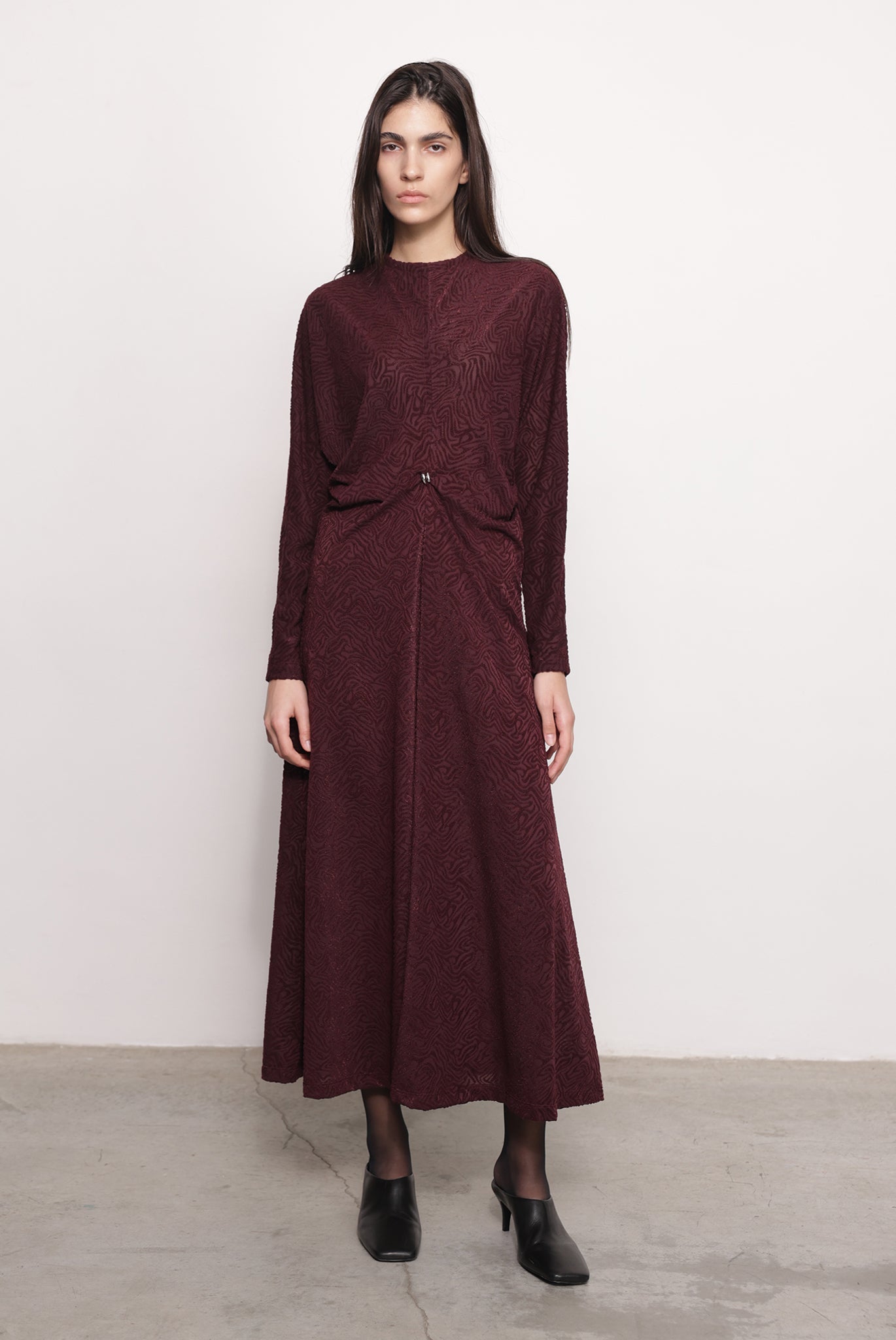 SABINA MUSAYEV - textured_knit_bordeaux_fw_25_26