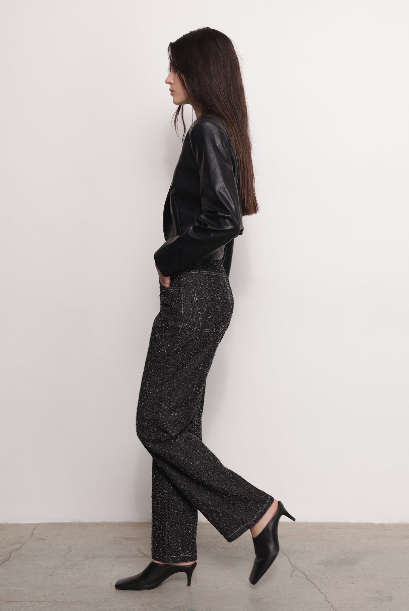 SABINA MUSAYEV - boucle_denim_black_fw_25_26