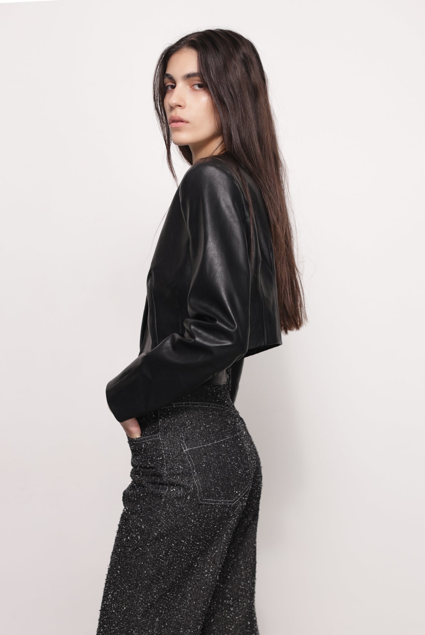 SABINA MUSAYEV - boucle_denim_black_fw_25_26