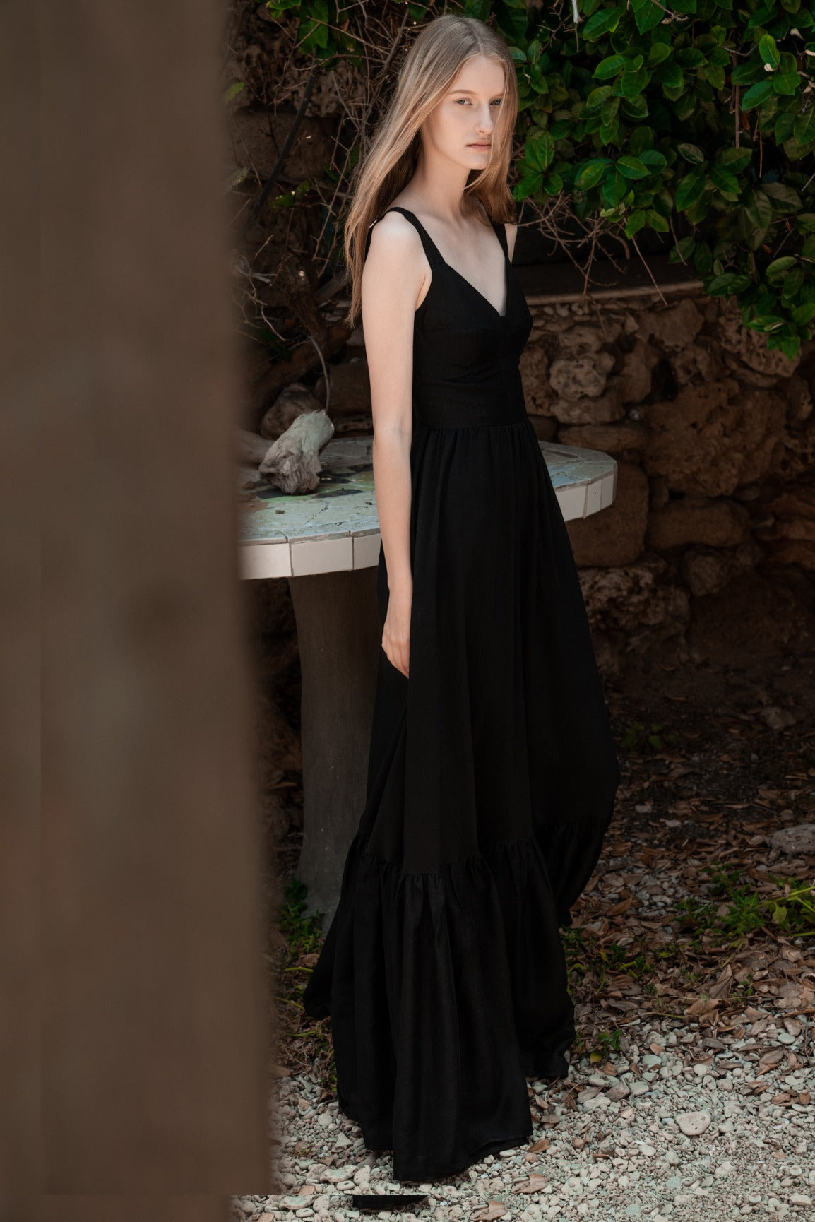 SABINA MUSAYEV - woven_viscose_blend_black_ss_21