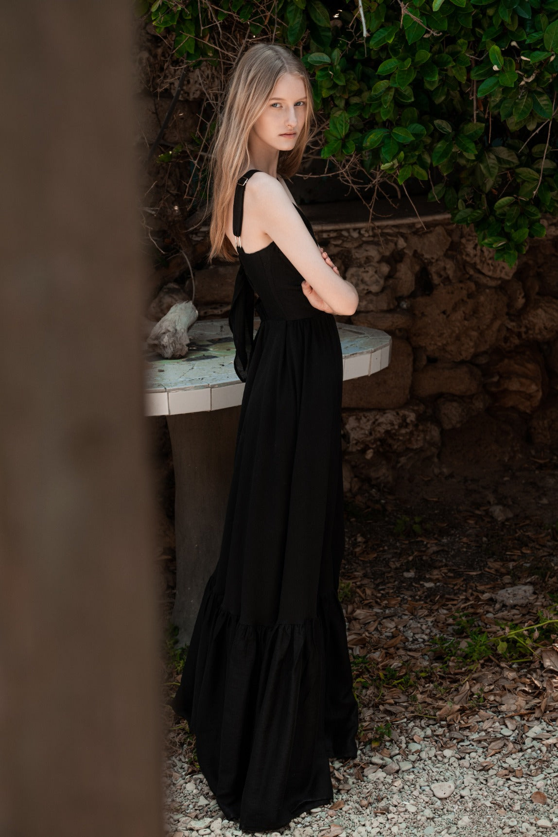 SABINA MUSAYEV - woven_viscose_blend_black_ss_21