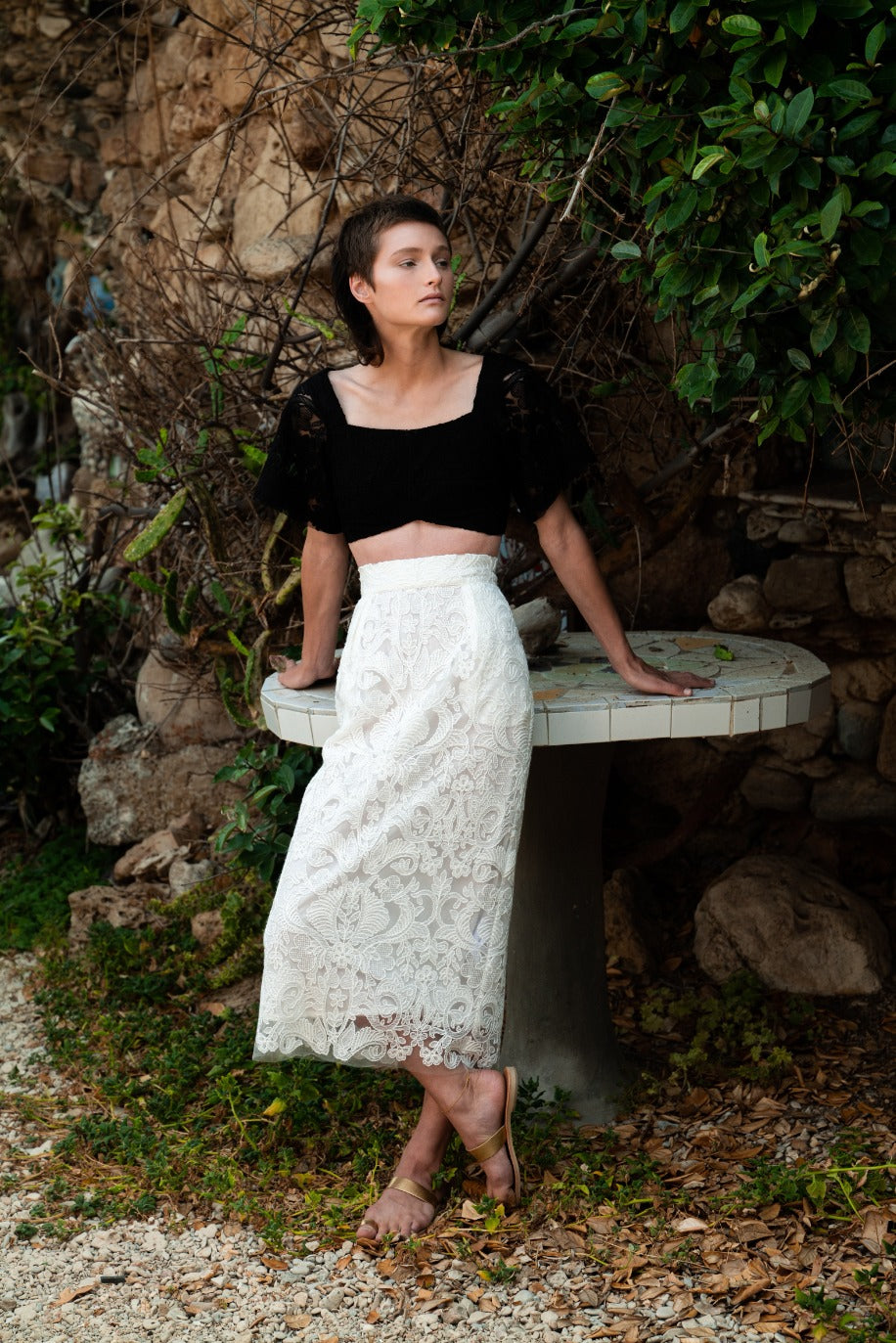 SABINA MUSAYEV - cotton_lace_black_ss_21