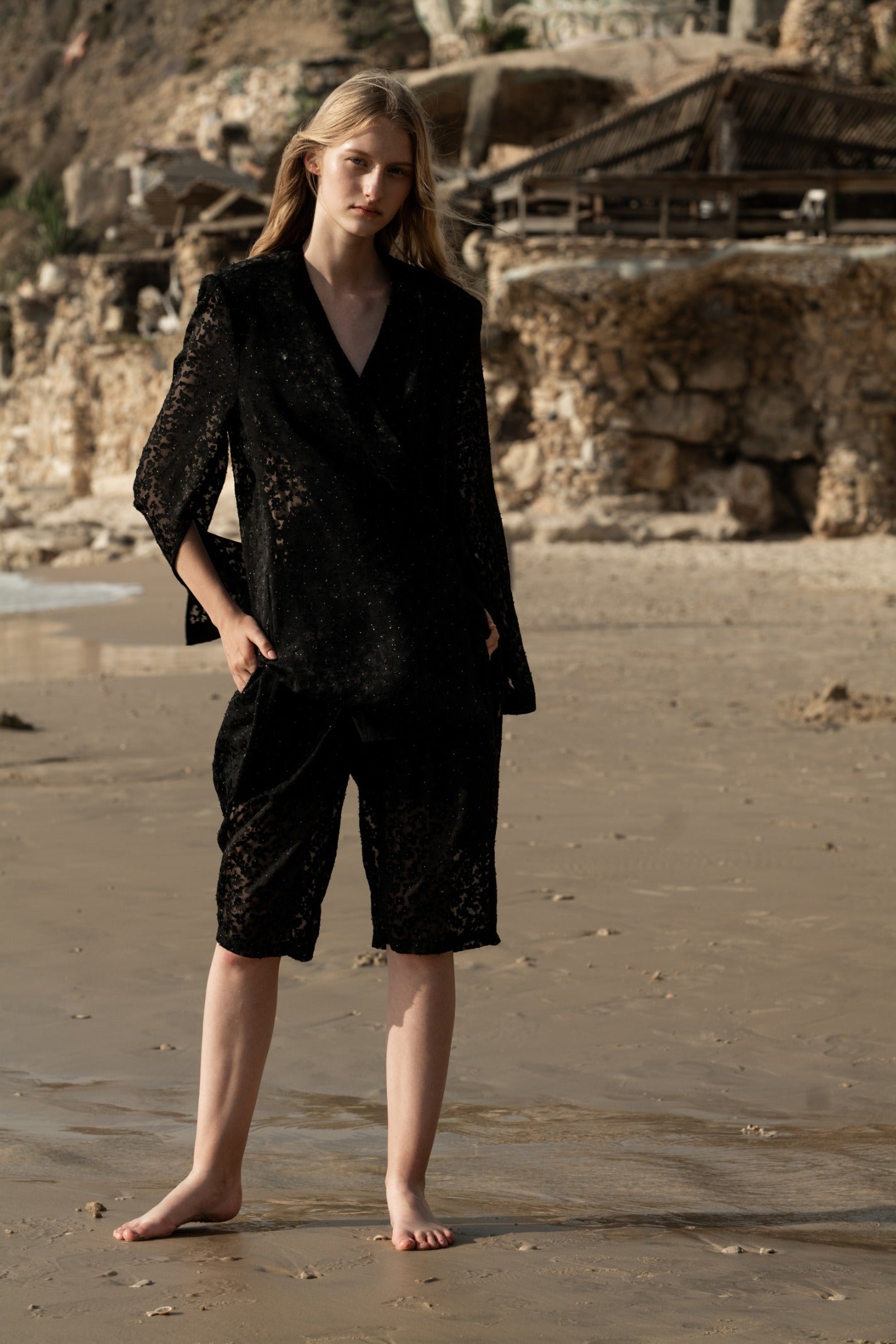 SABINA MUSAYEV - floral_organza_black_ss_21