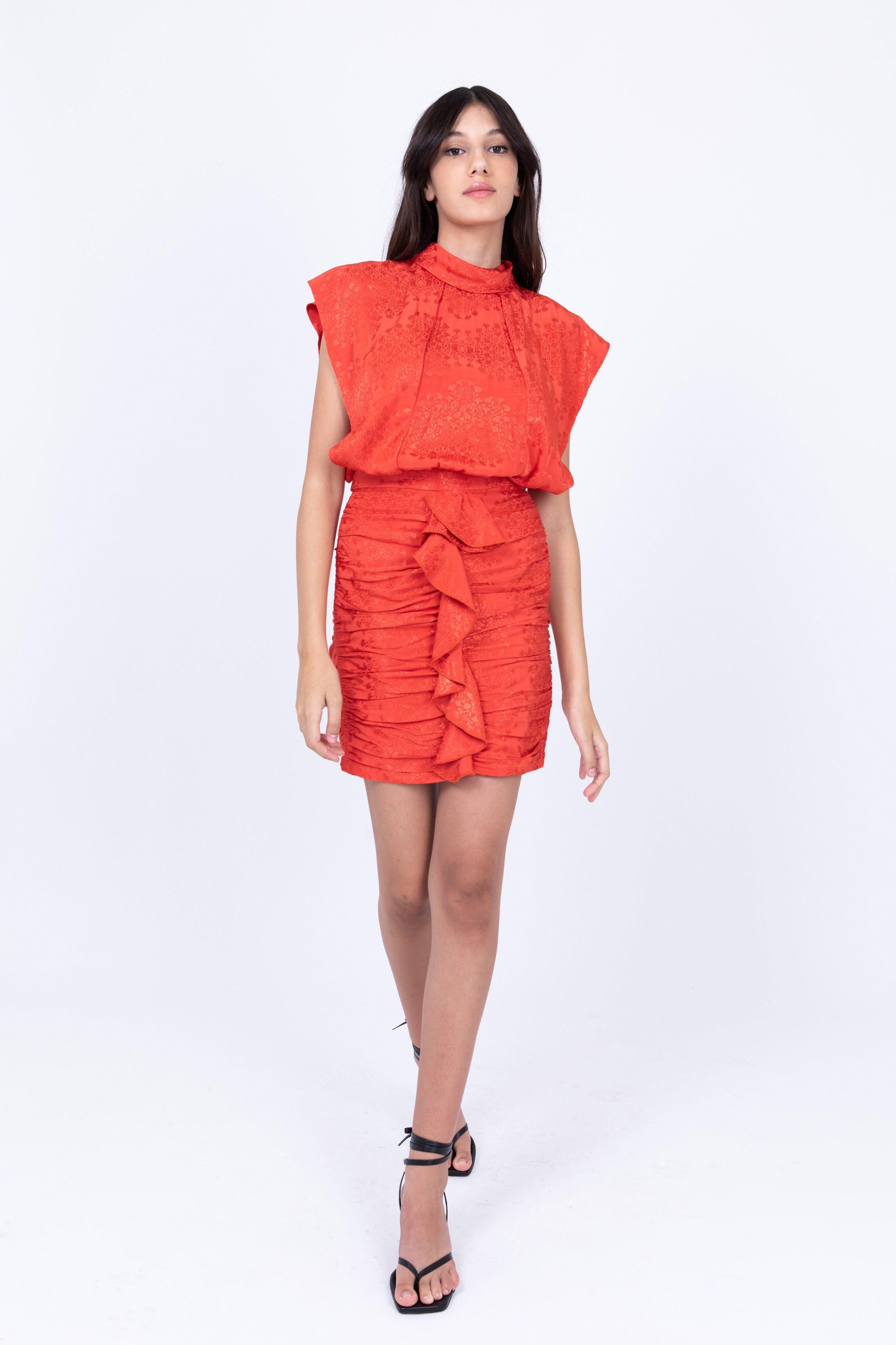 SABINA MUSAYEV - satin_viscose_with_floral_stripes_red_ss_21