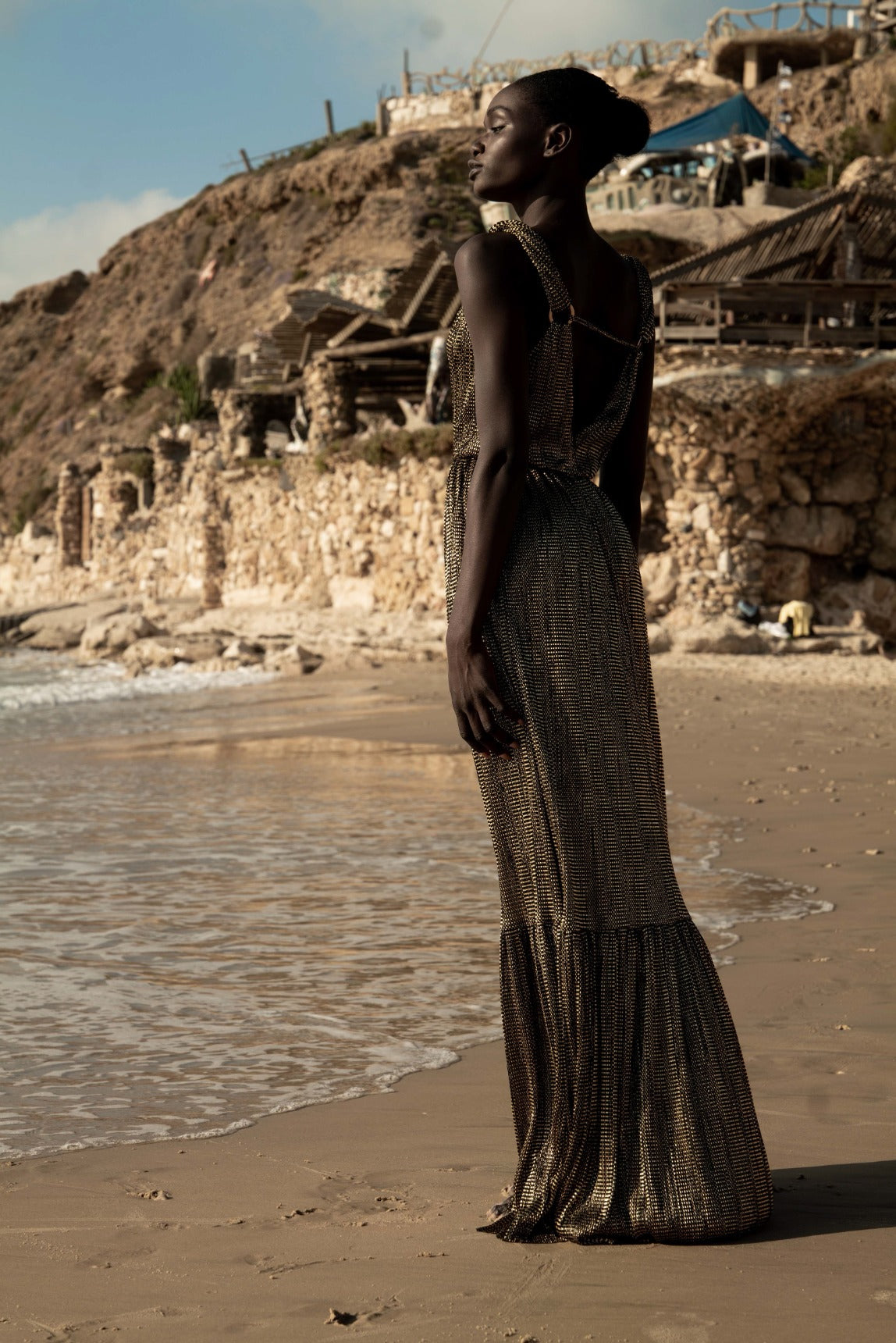SABINA MUSAYEV - lurex_knit_with_domino_foil_black_ss_21