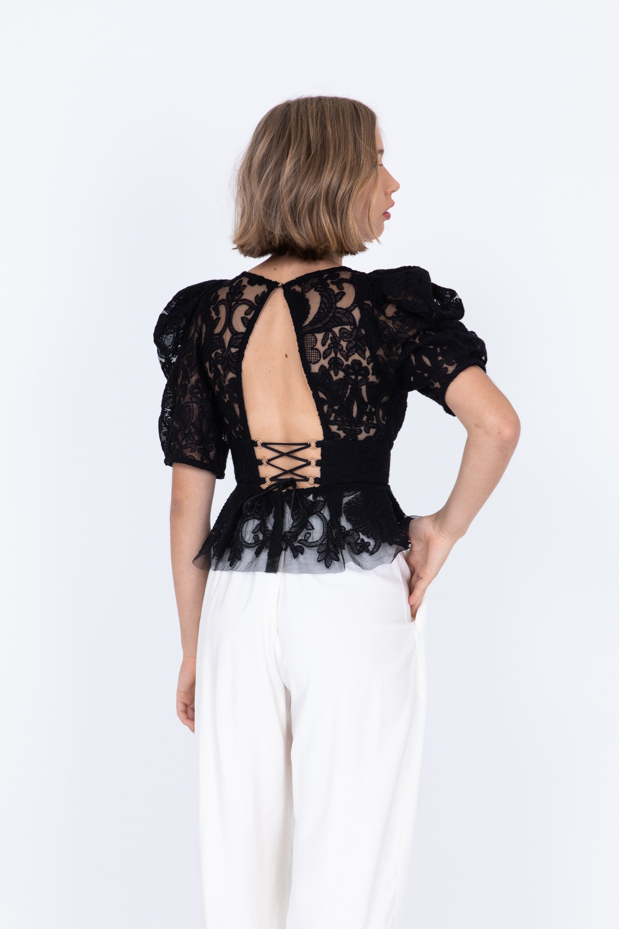 SABINA MUSAYEV - cotton_lace_black_ss_21