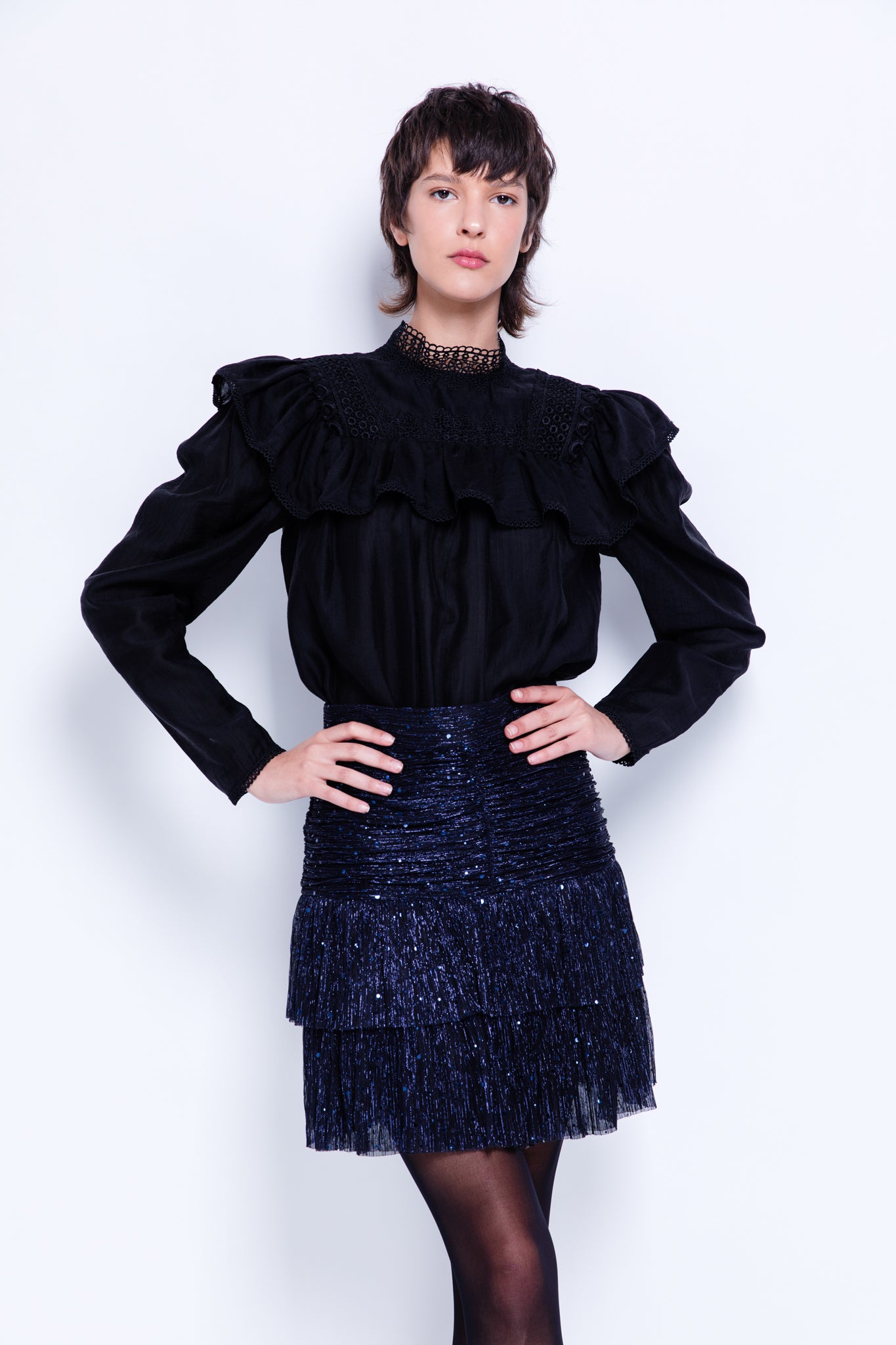 SABINA MUSAYEV - woven_viscose_blend_black