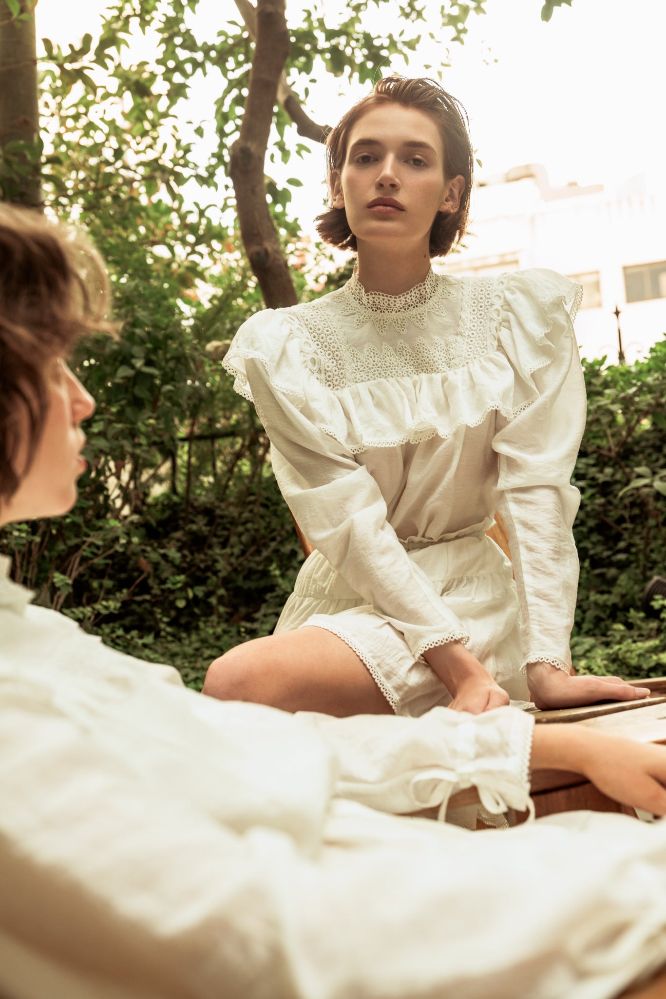 SABINA MUSAYEV - woven_viscose_blend_off_white