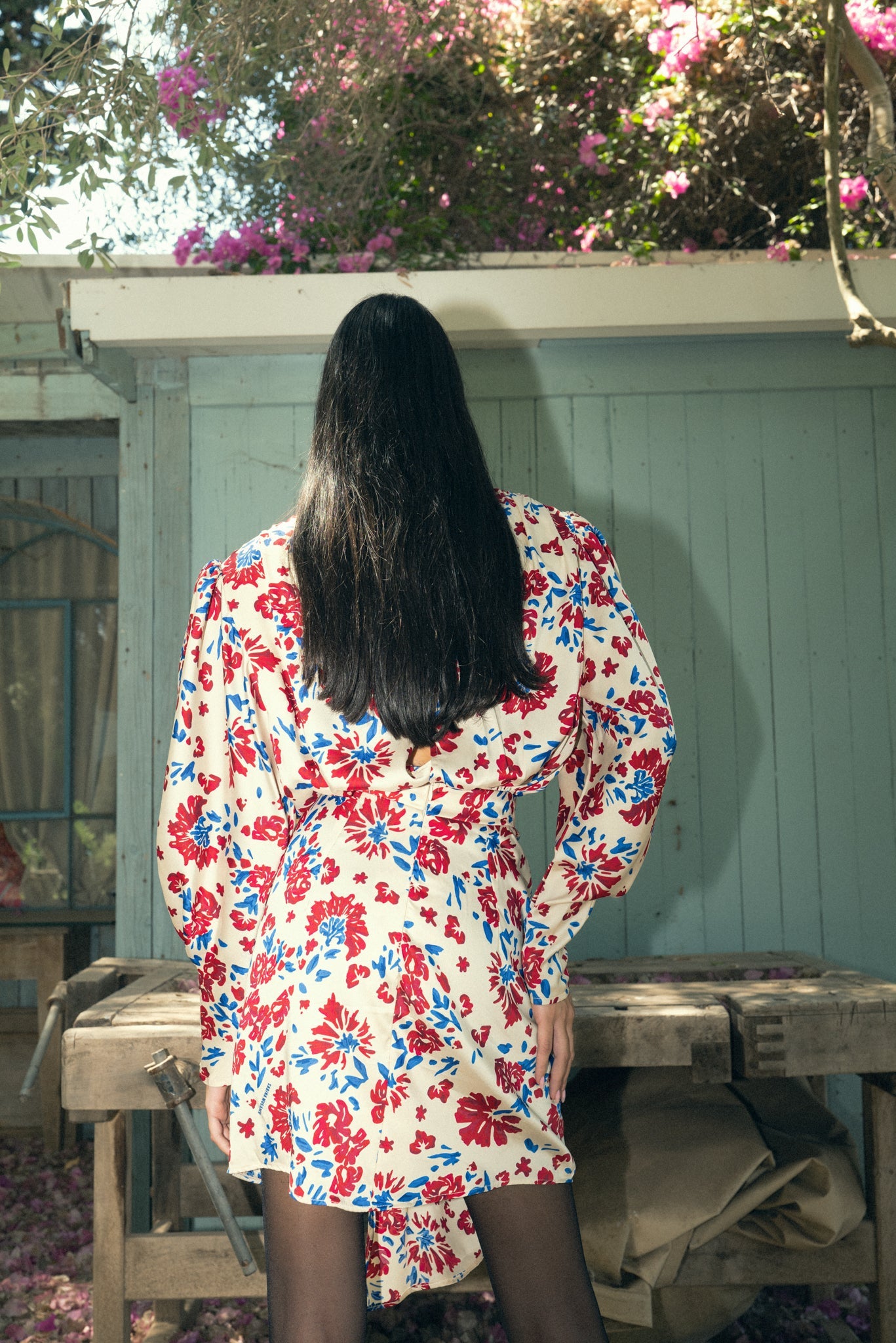 SABINA MUSAYEV - floral_print_on_satin_ivory_fw_22_23