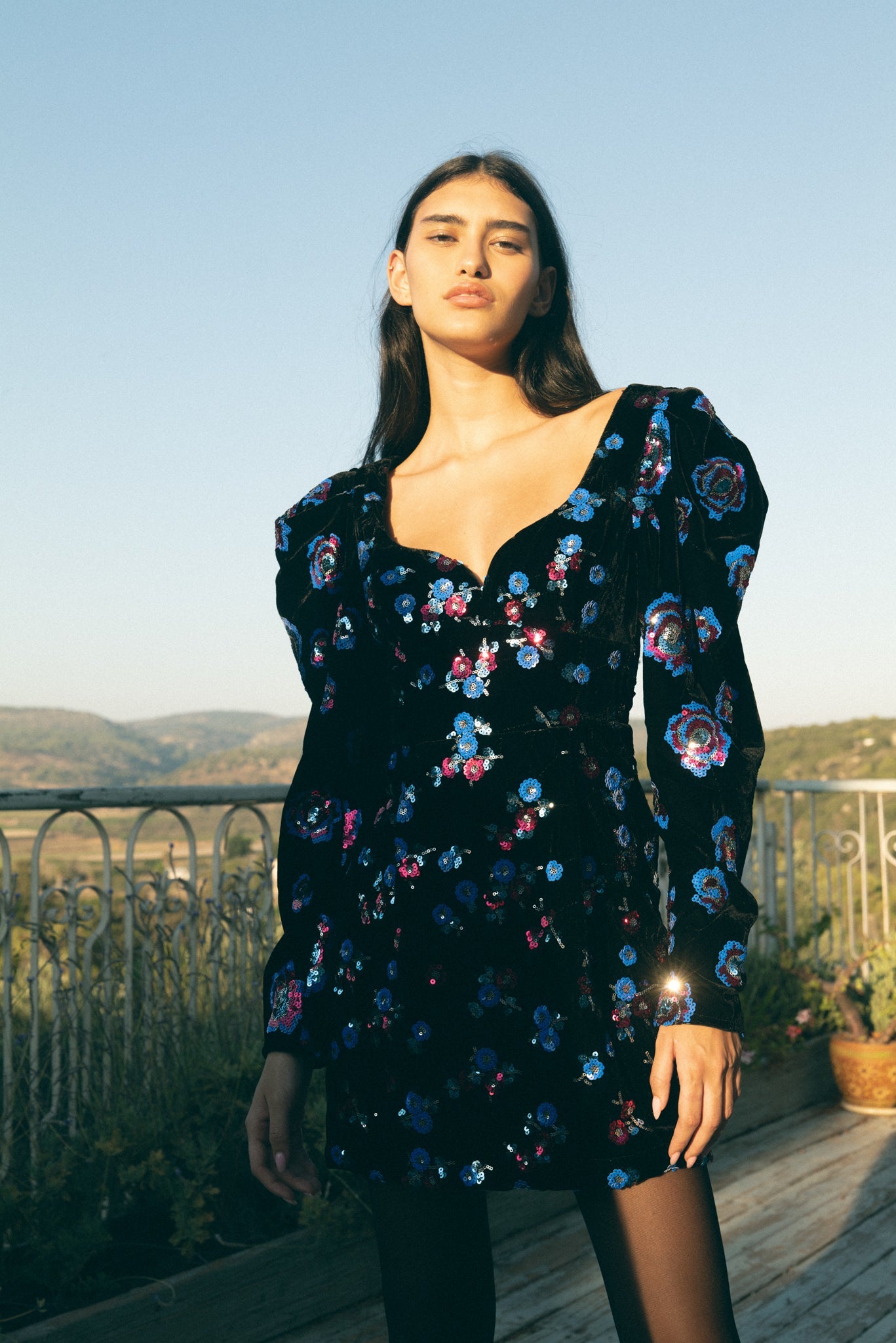 SABINA MUSAYEV - velvet_sequins_embroidery_black_fw_22_23