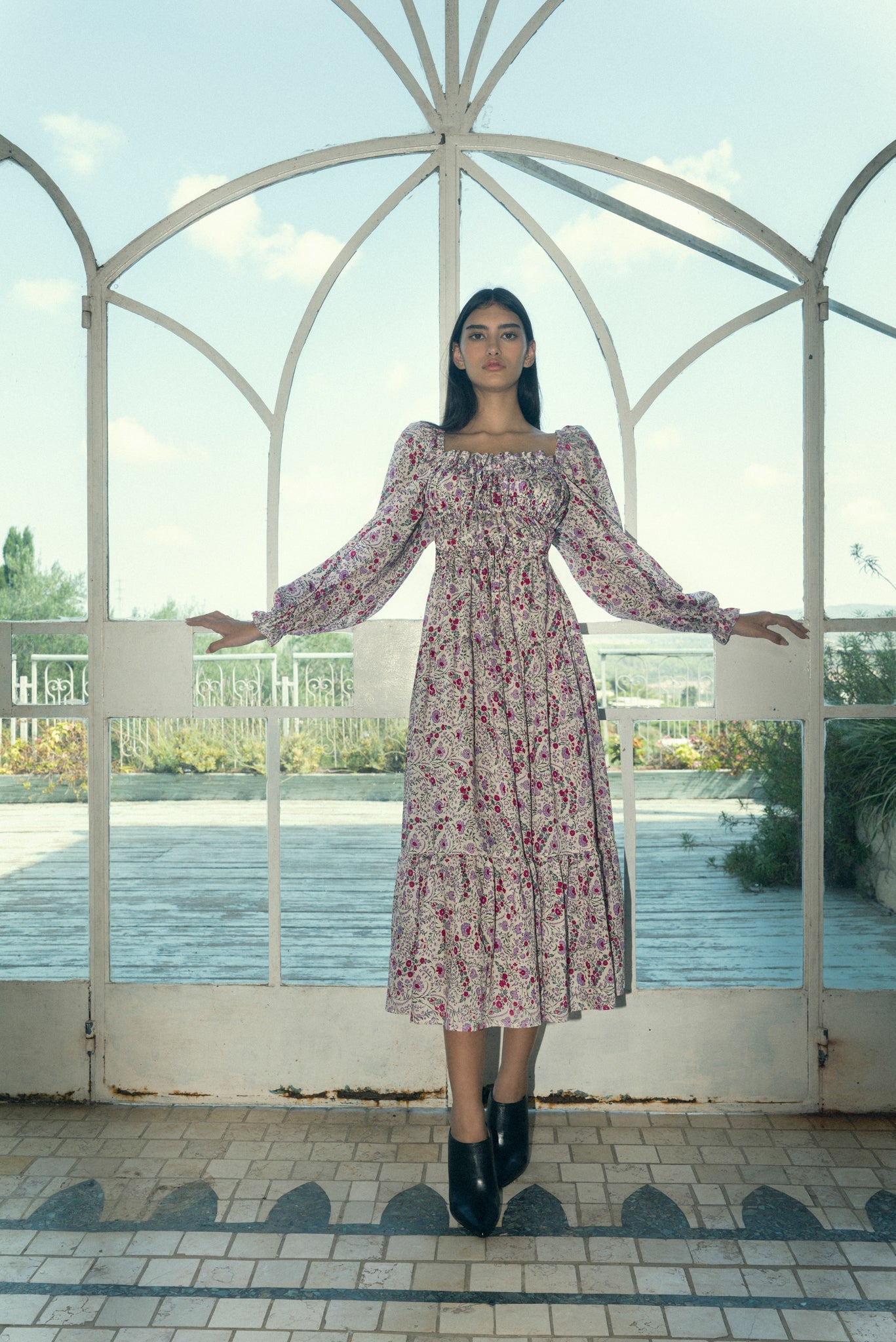 SABINA MUSAYEV - printed_woven_viscose_ivory_fw_22_23