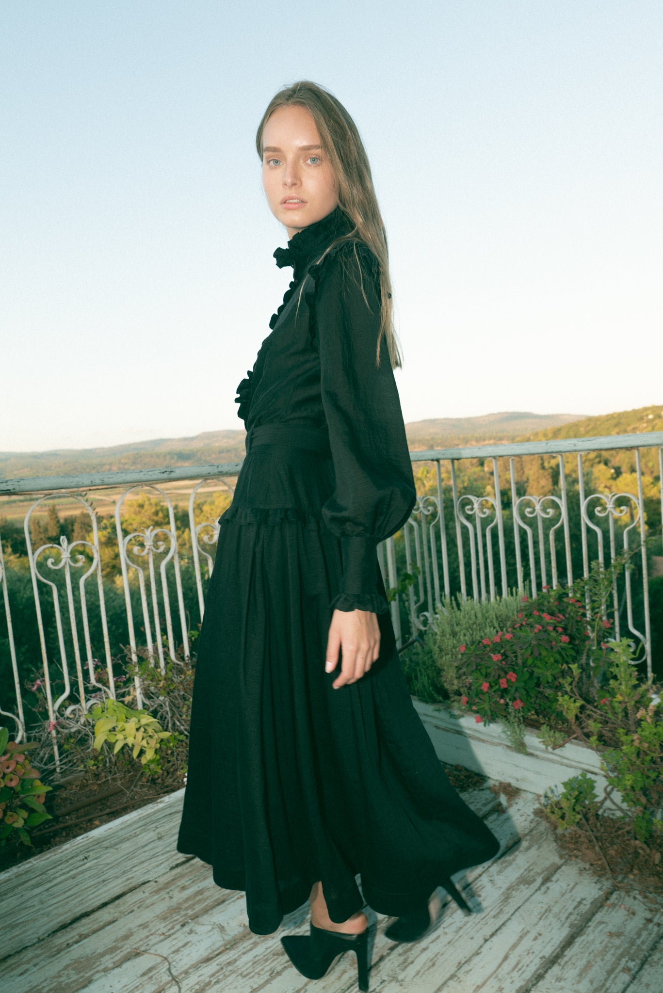 SABINA MUSAYEV - woven_viscose_blend_black_fw_22_23