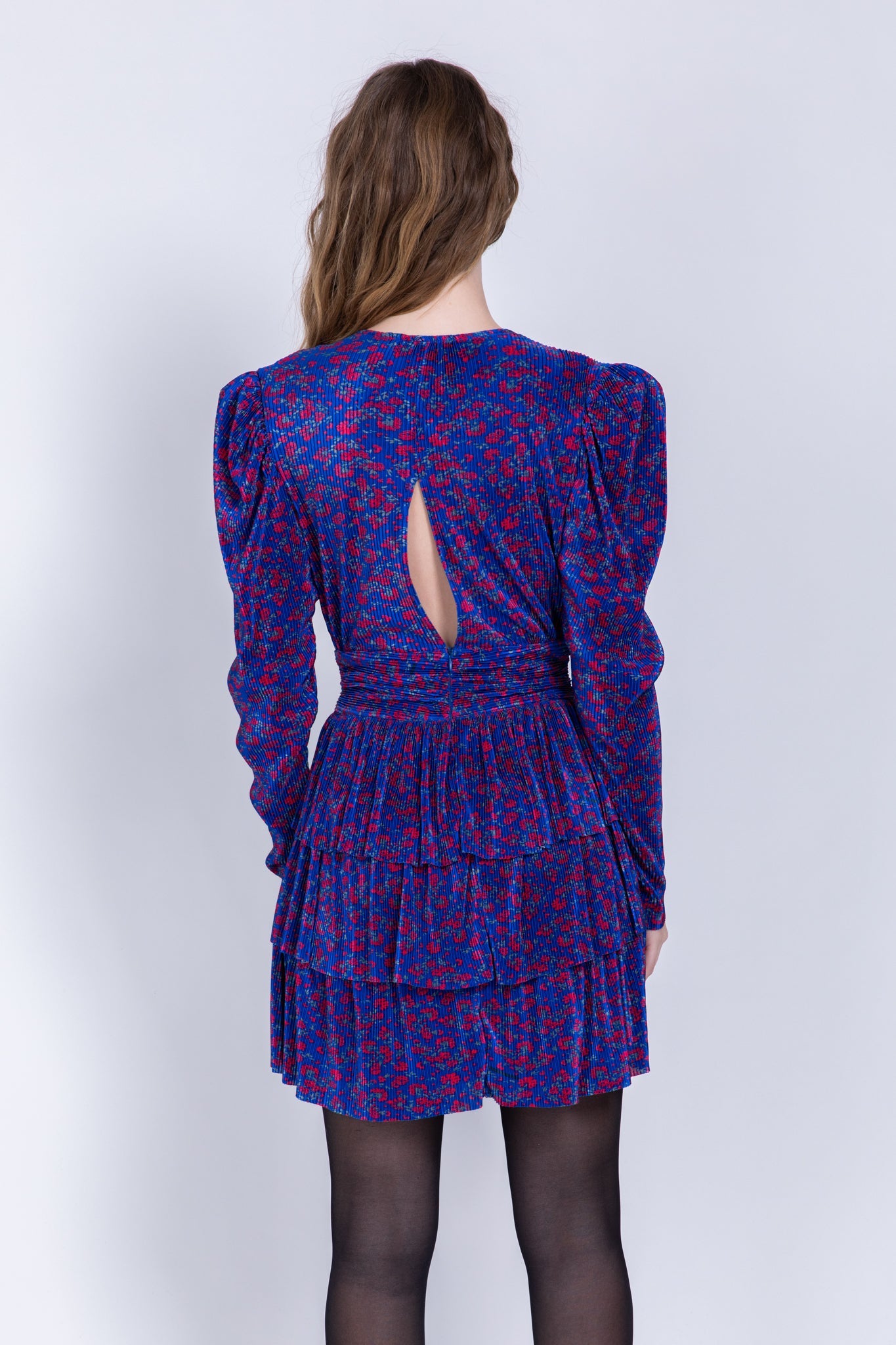 SABINA MUSAYEV - printed_pleated_knit_blue_fw_22_23