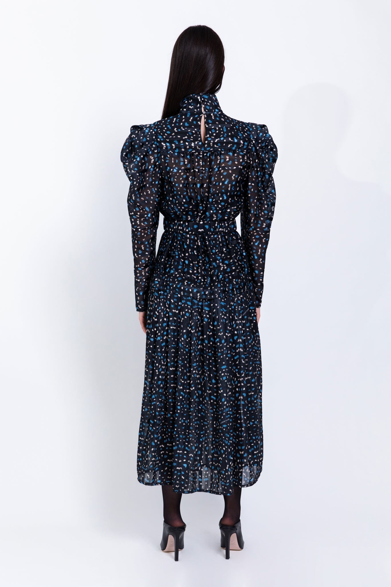 SABINA MUSAYEV - butterfly_print_on_chiffon_black_fw_22_23