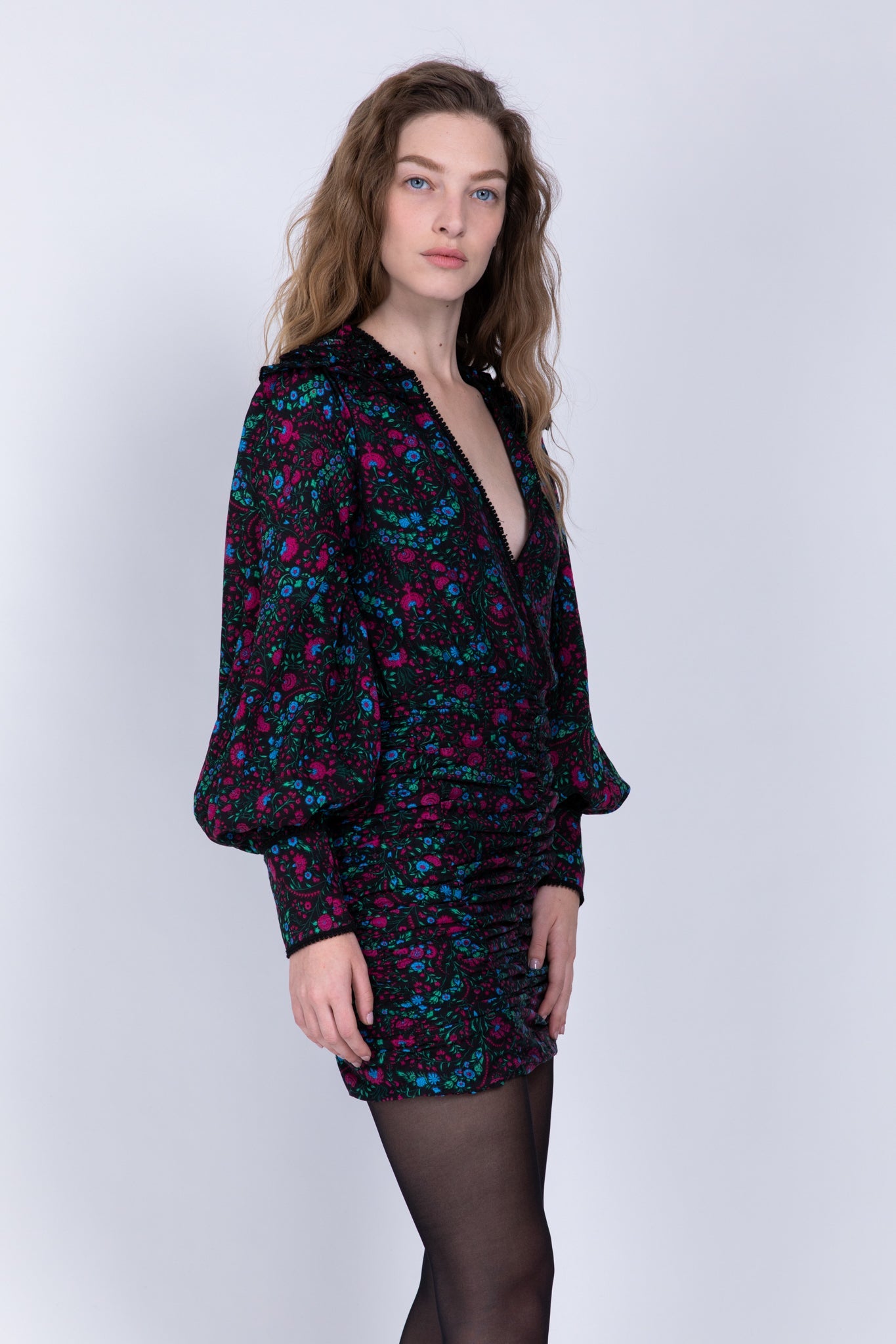 SABINA MUSAYEV - printed_woven_viscose_black_fw_22_23