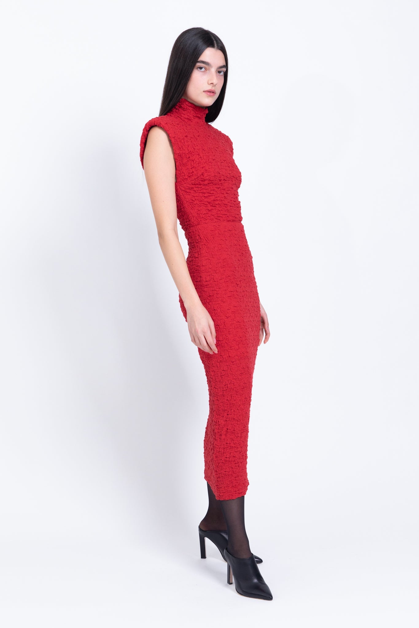 SABINA MUSAYEV - crinkled_knit_red_fw_22_23