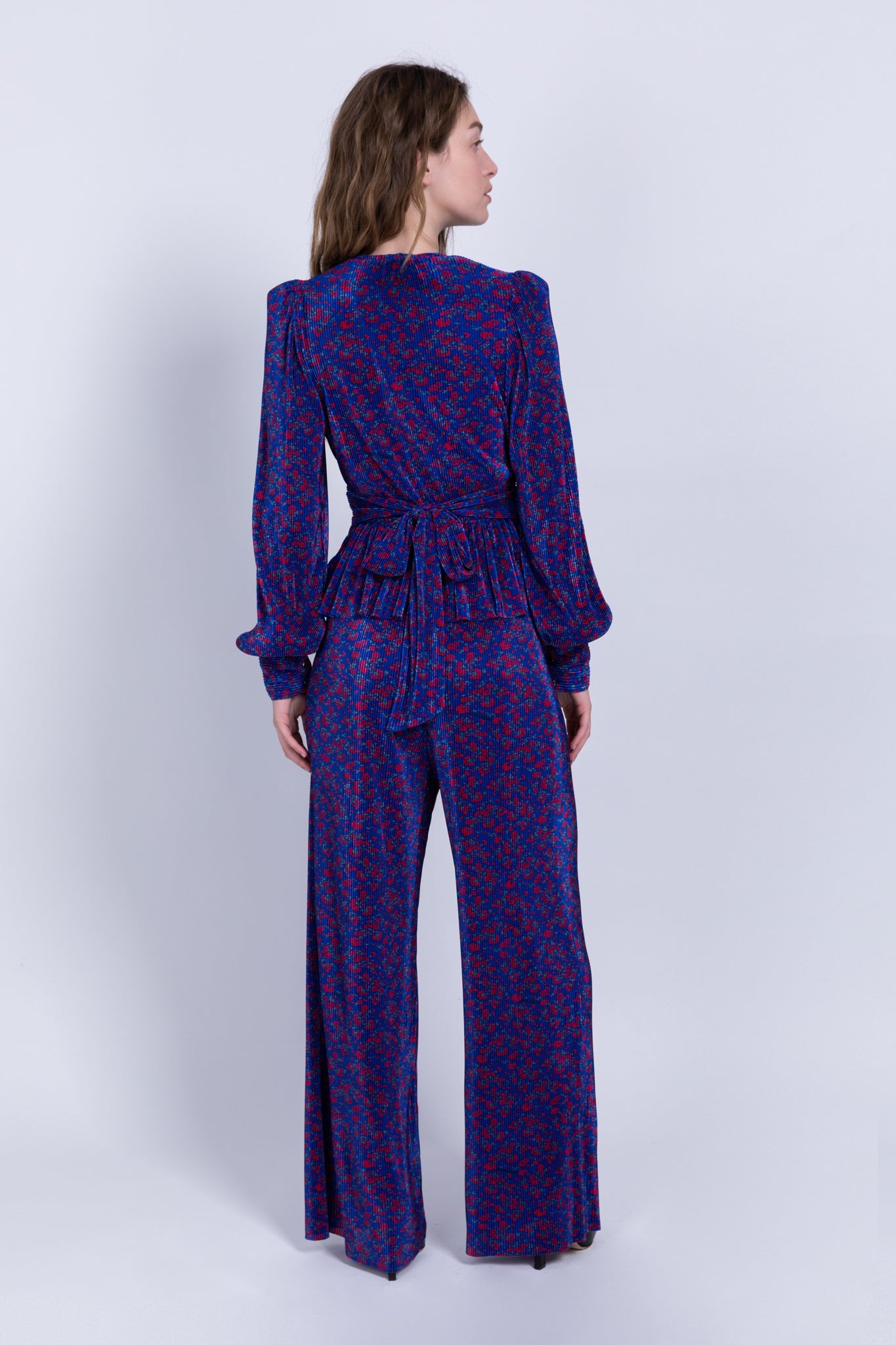 SABINA MUSAYEV - printed_pleated_knit_blue_fw_22_23