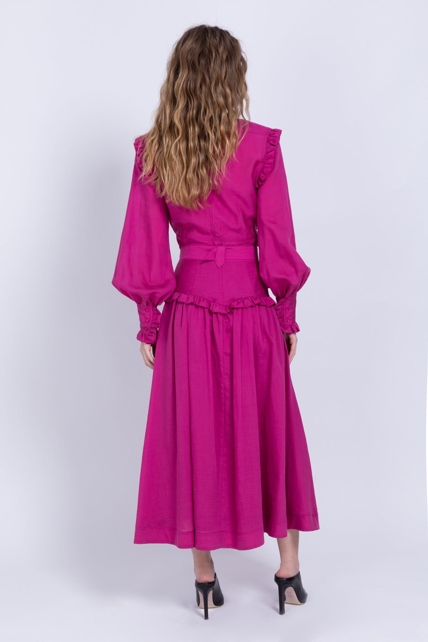 SABINA MUSAYEV - woven_viscose_blend_fuchsia_fw_22_23