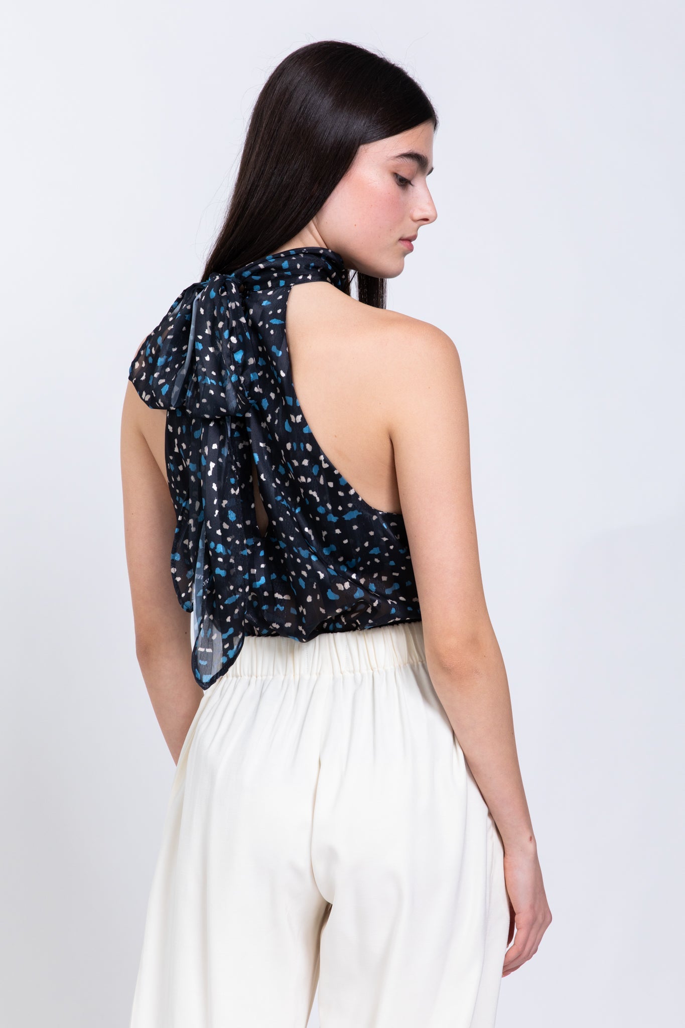 SABINA MUSAYEV - butterfly_print_on_chiffon_black_fw_22_23